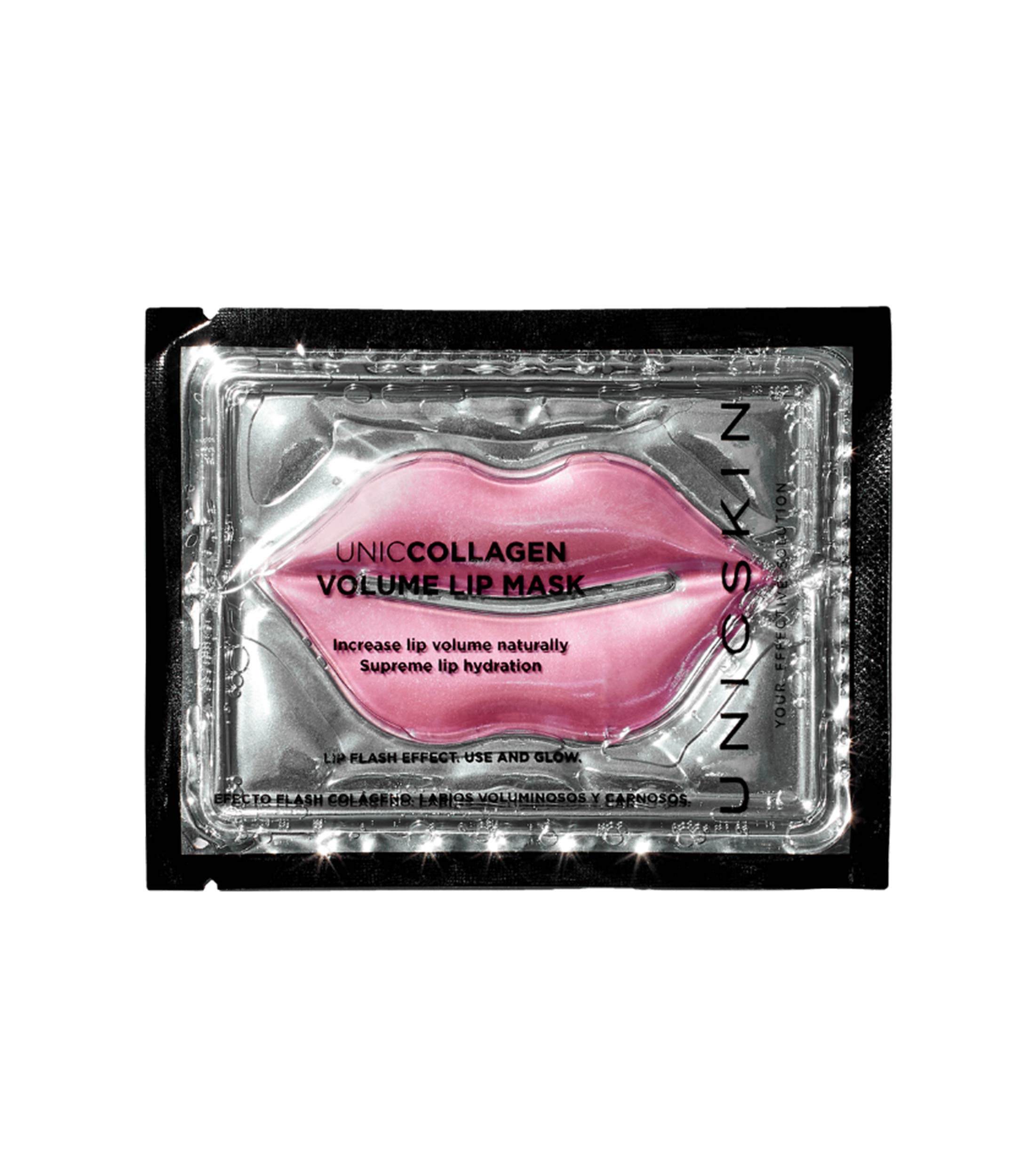 Parche Hidratante para labios Unic Collagen Volume, 5 piezas