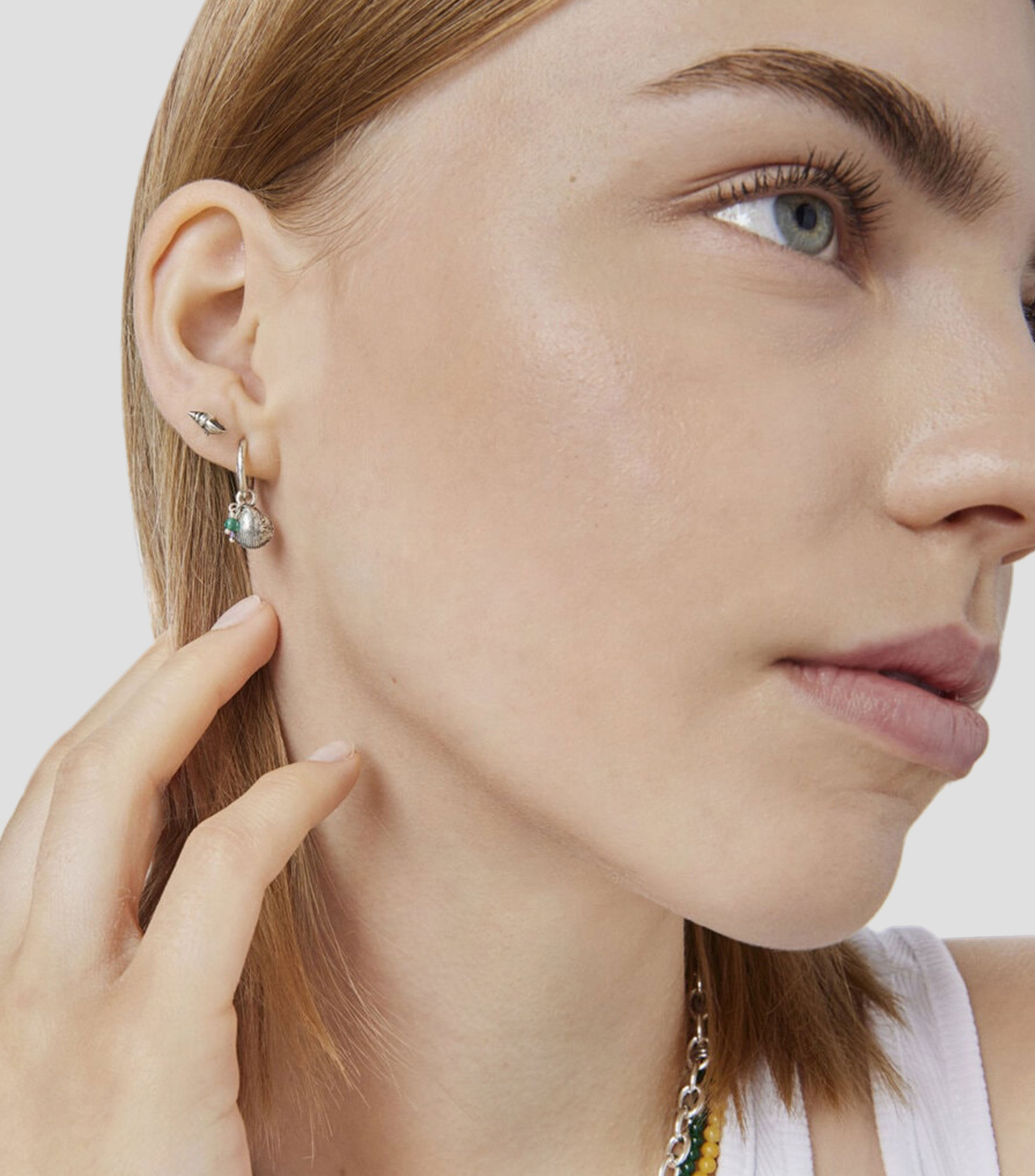 Arete en Plata .925 Save Ocean Mujer