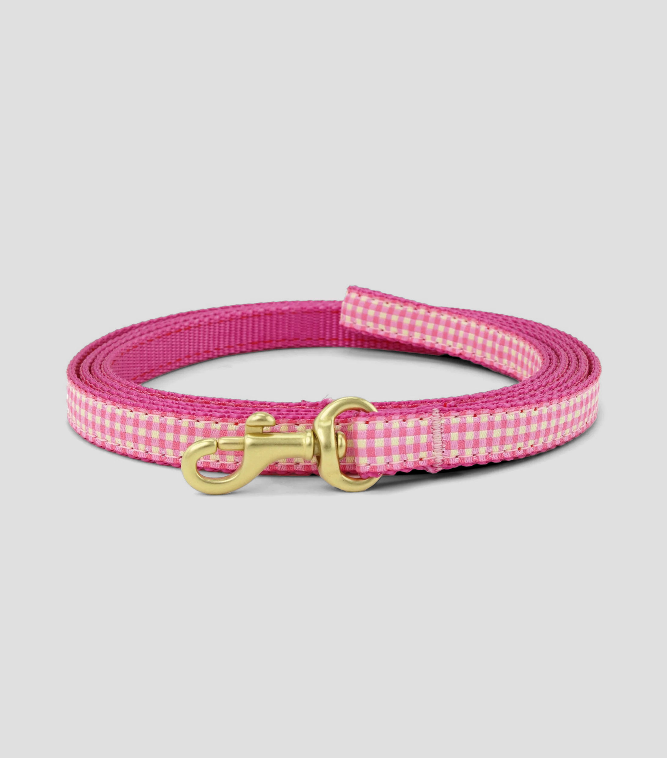 Correa delgada para perro Gingham