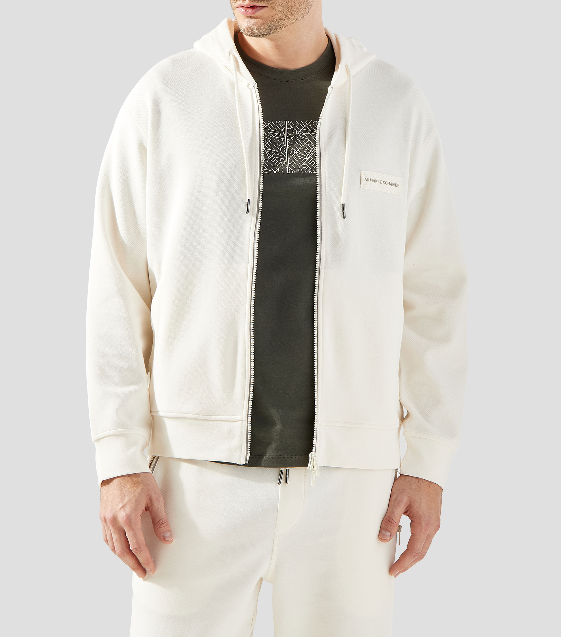 Sudadera con cierre y capucha Hombre