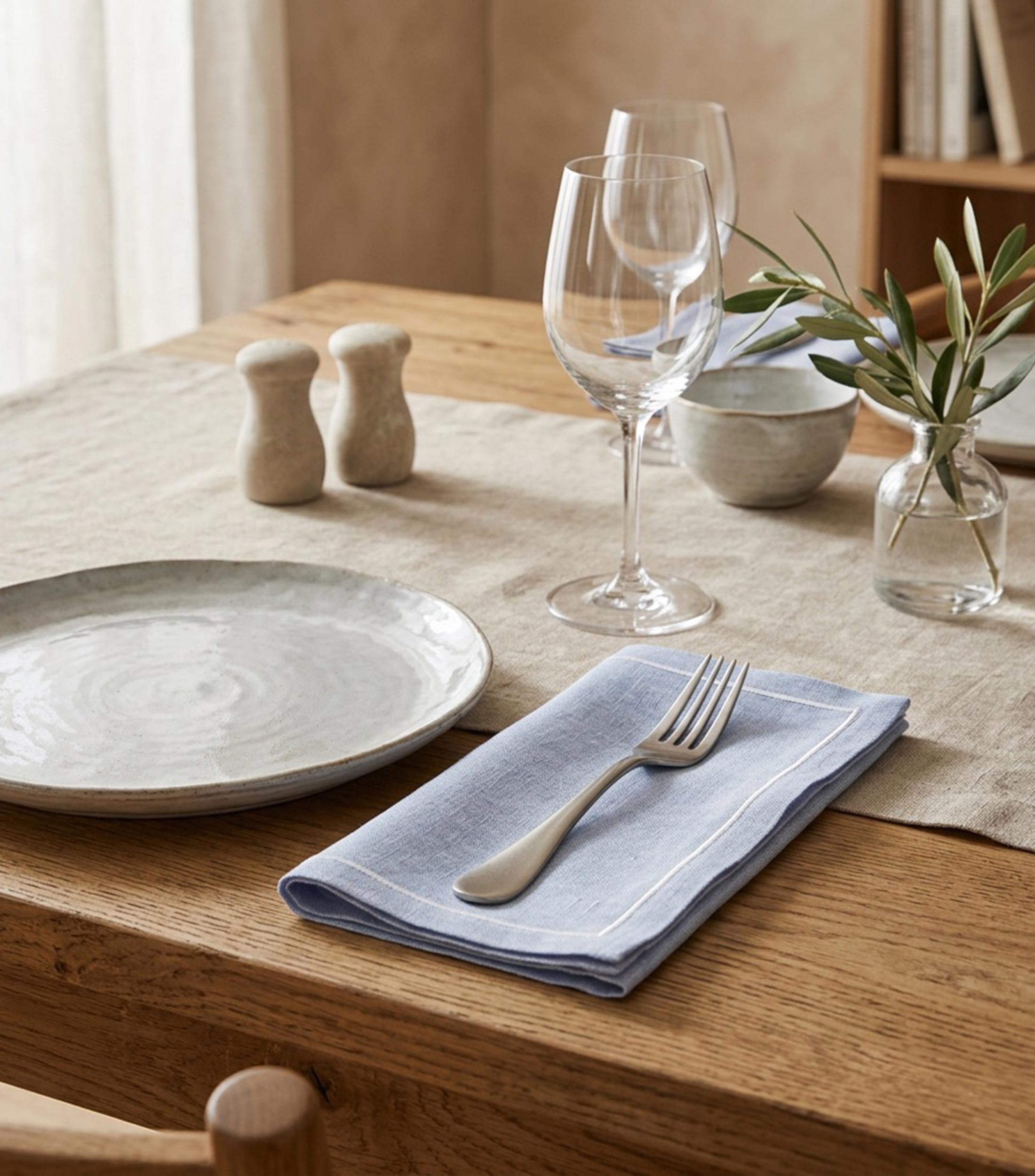 Servilleta individual Rolinho jaspeado