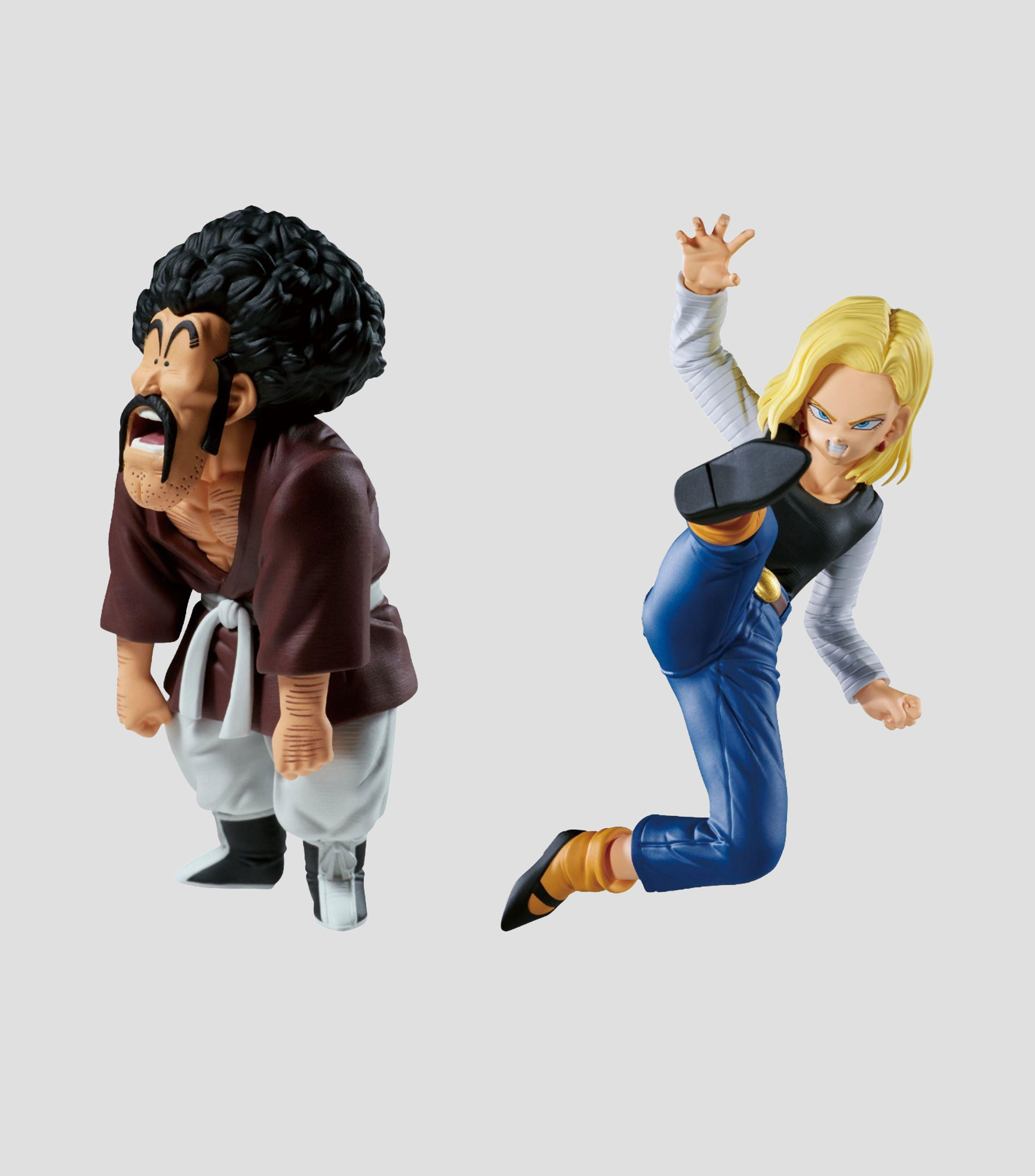 Figura Dragon Ball Z Match Makers Android 18 VS. Mr. Satan