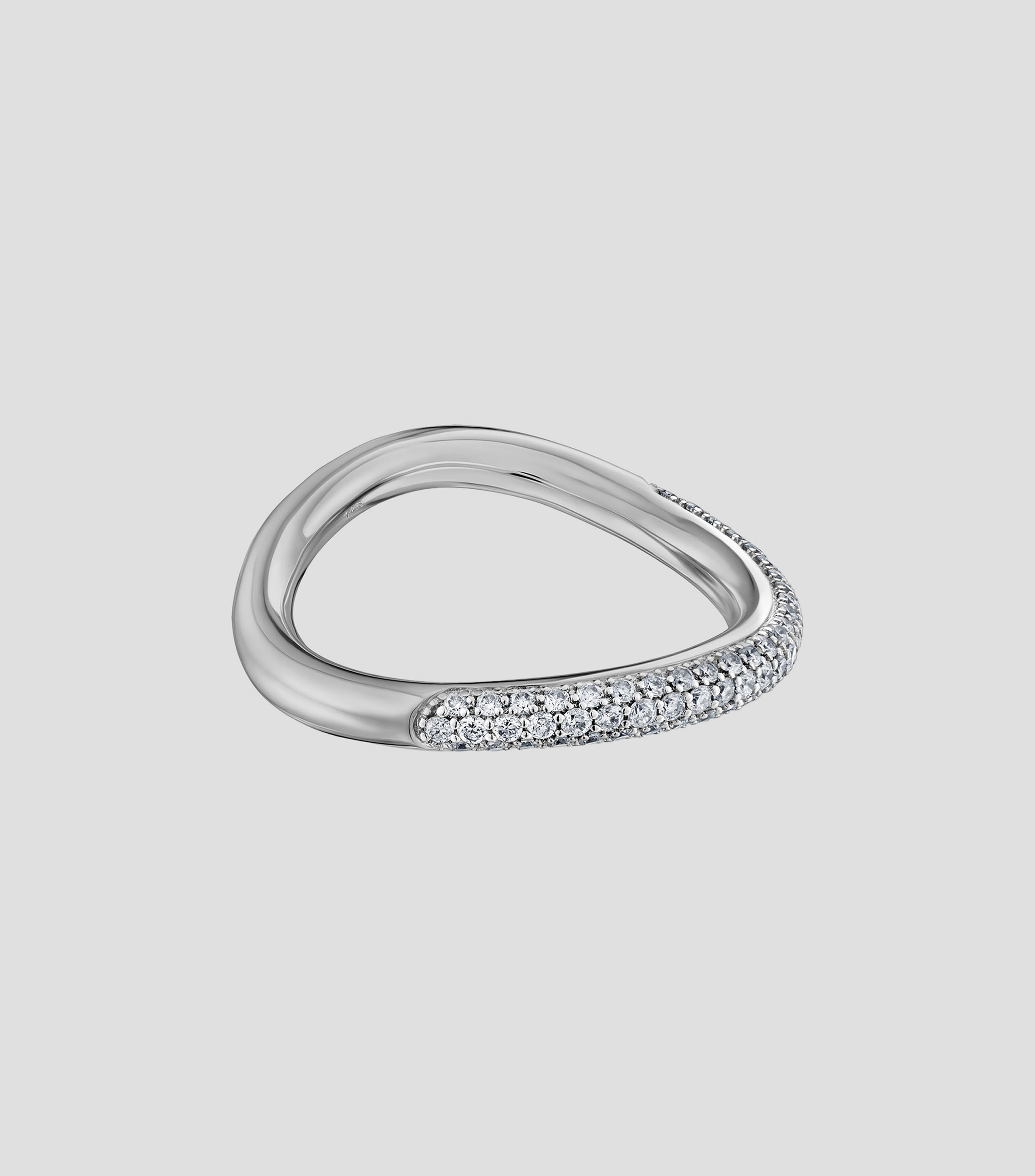 Anillo en Oro blanco de 18 Kilates New Hav Mujer