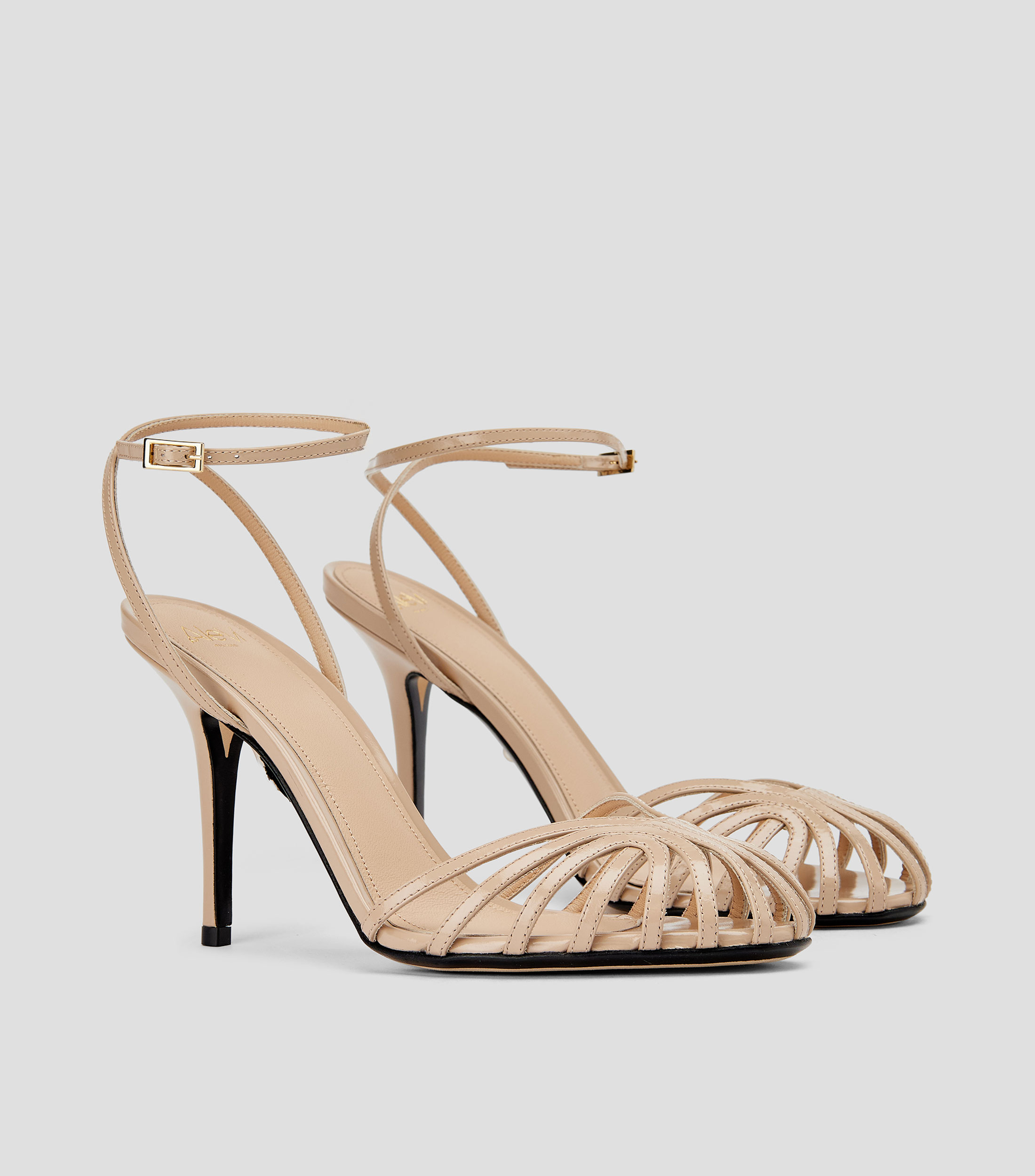 Zapatillas con tacón alto de aguja Mujer