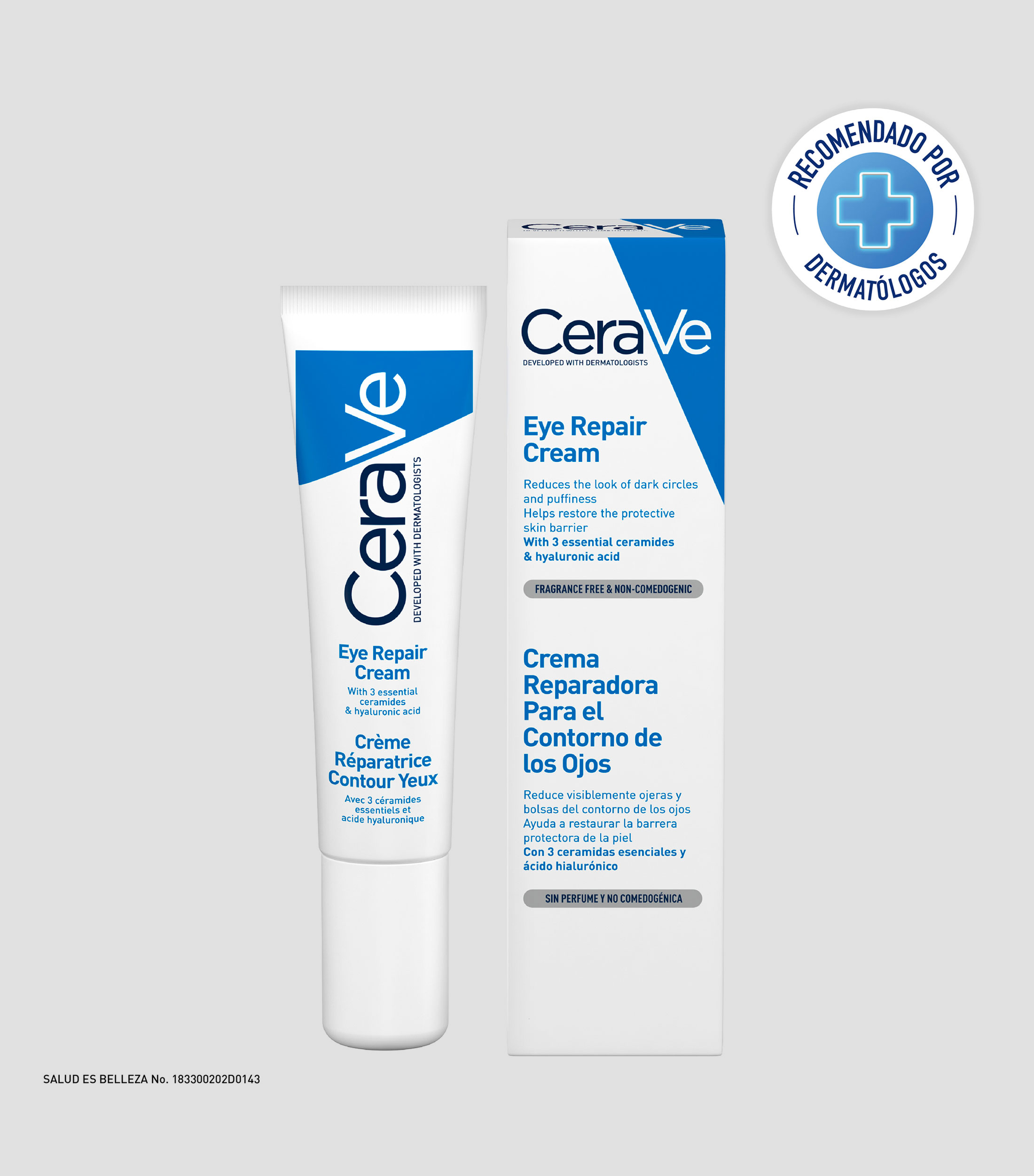 Crema Reparadora para Contorno de los Ojos, 5 Oz