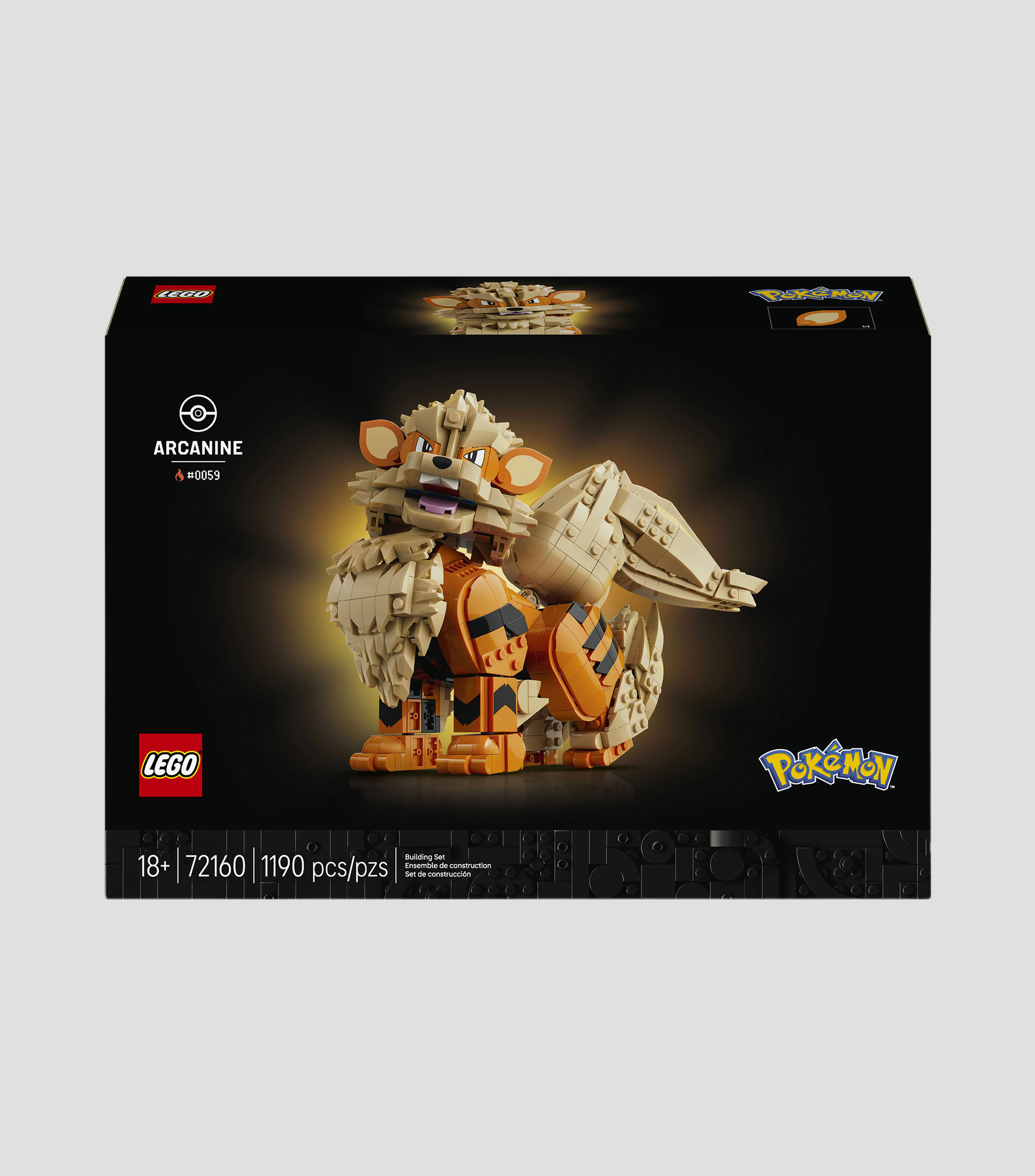 LEGO Pokémon Arcanine 72160