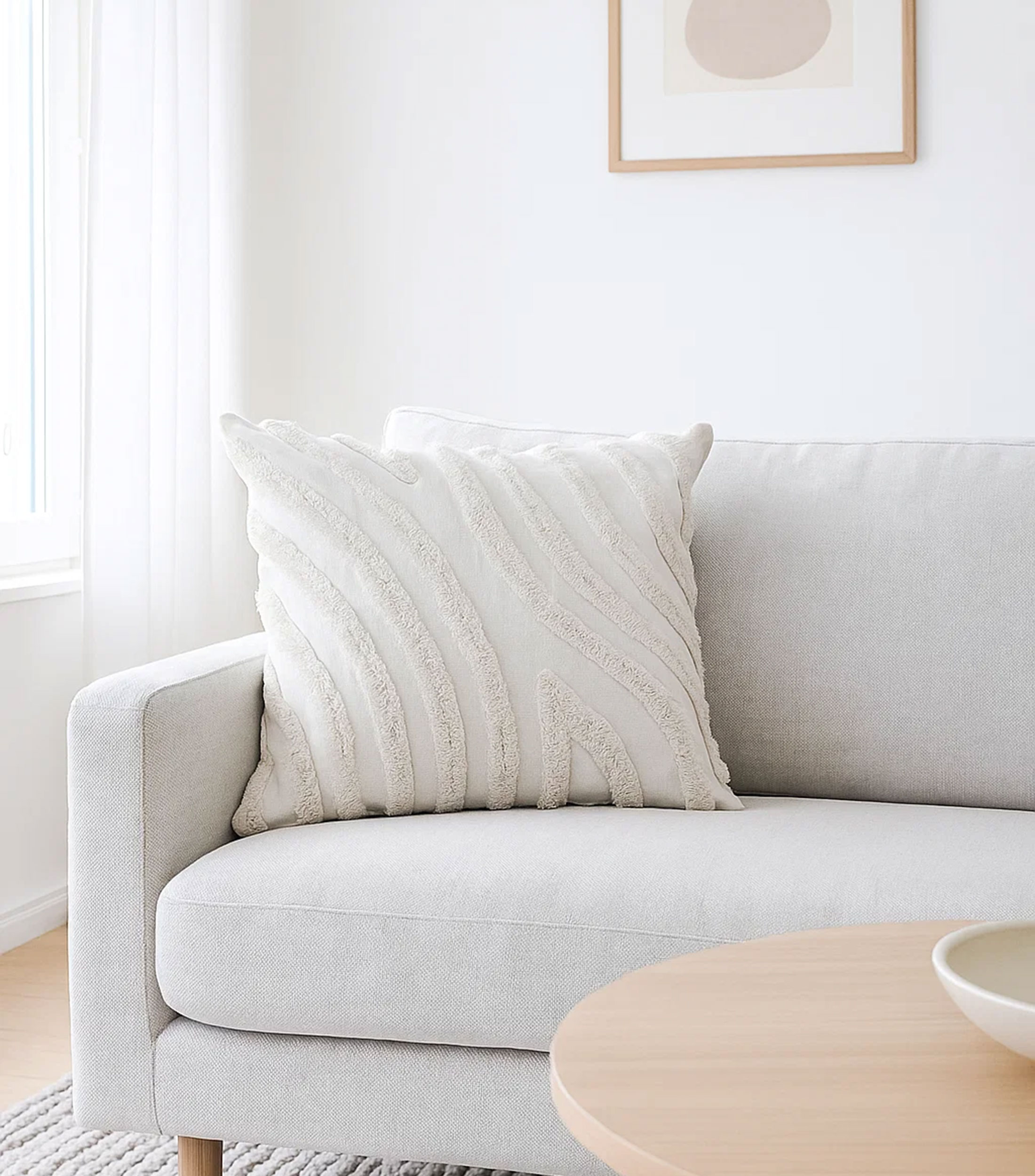Cojin decorativo Beige