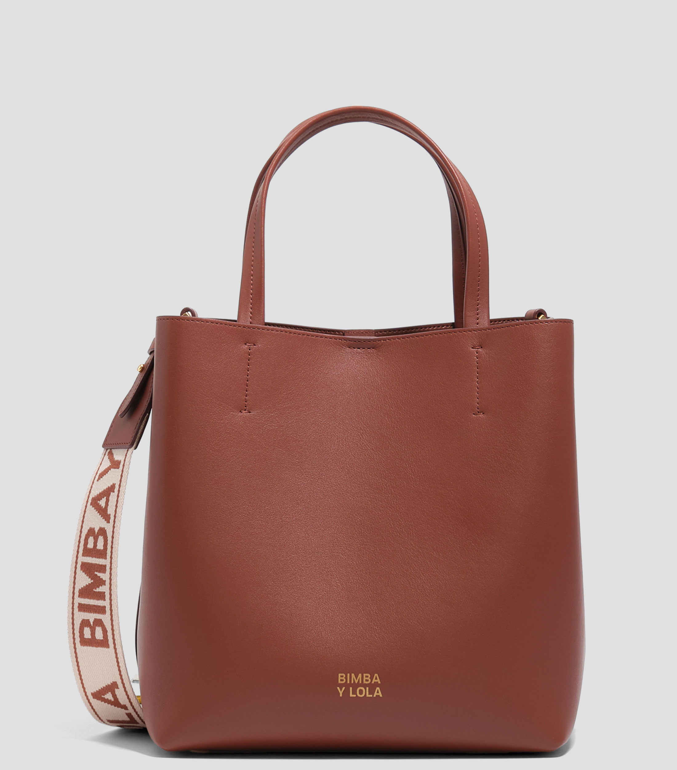 Bolsa Chihuahua grande piel nuez Mujer