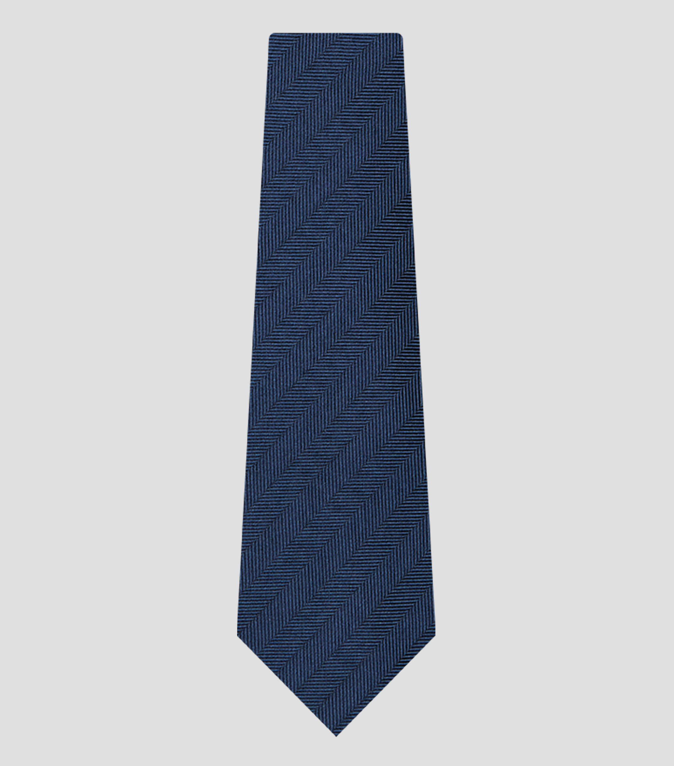 Corbata ancha de seda líneas