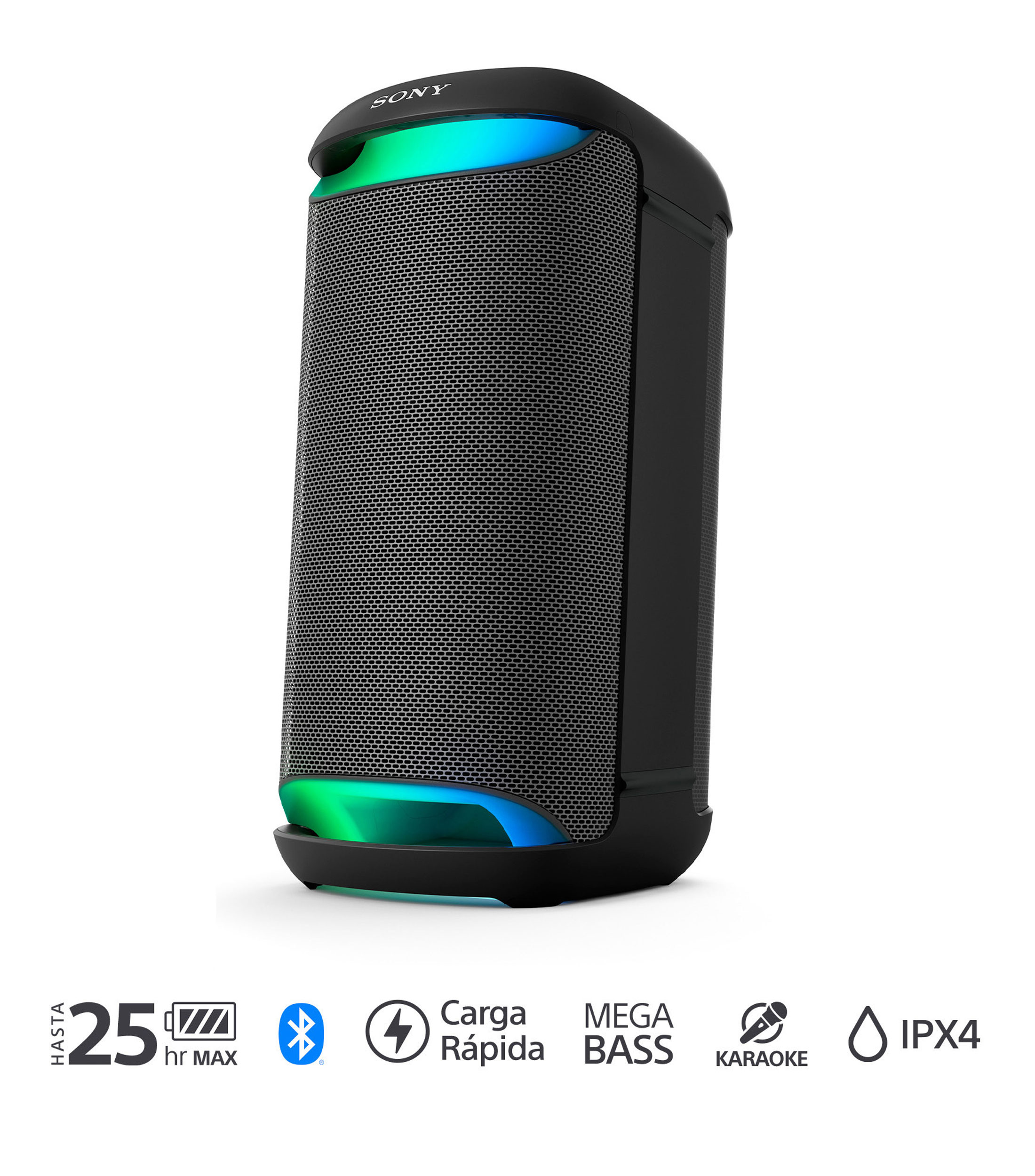 Bocina Inalambrica Portatil Bluetooth XV500 Negra