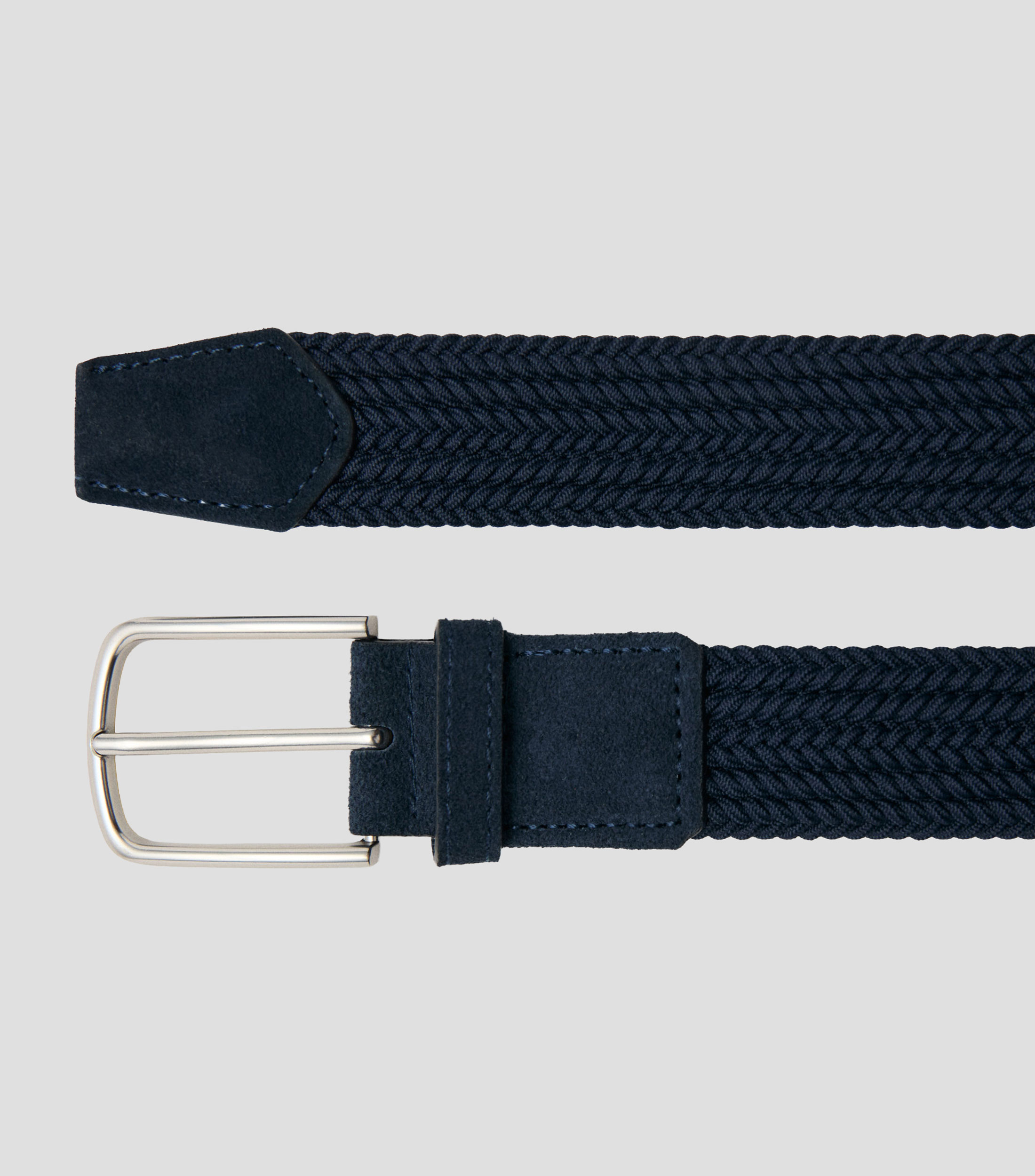 Cinturón en textil casual trenzado Hombre
