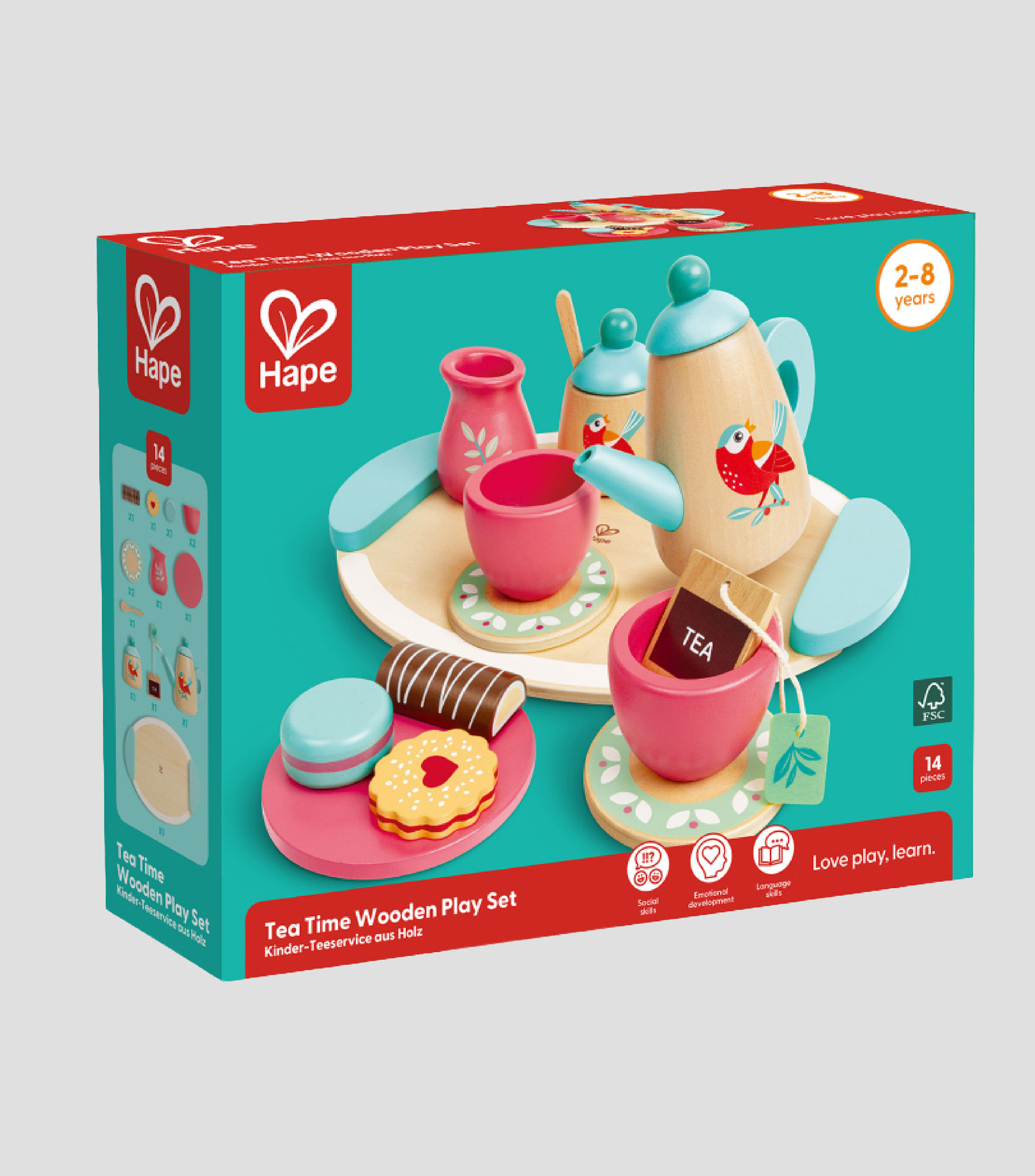 Playsets Juego de té de madera