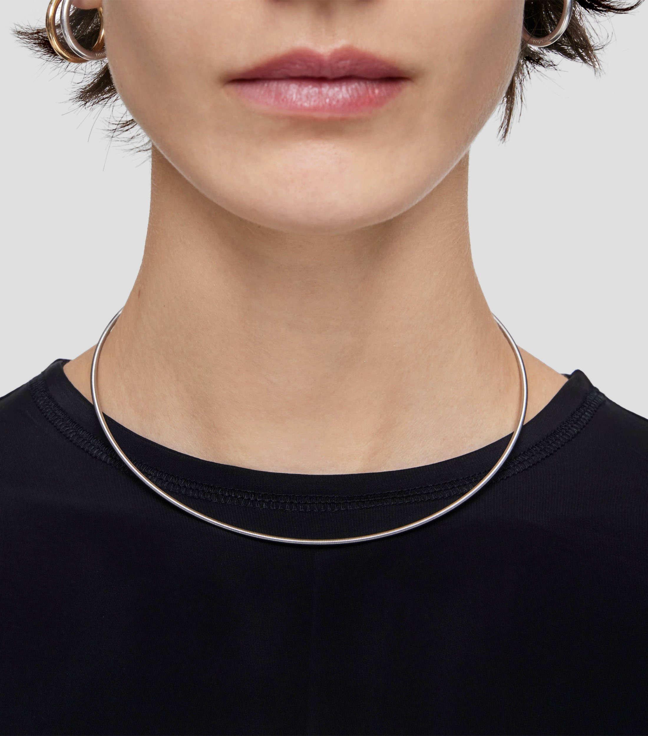 Collar Mesh Tube Mujer