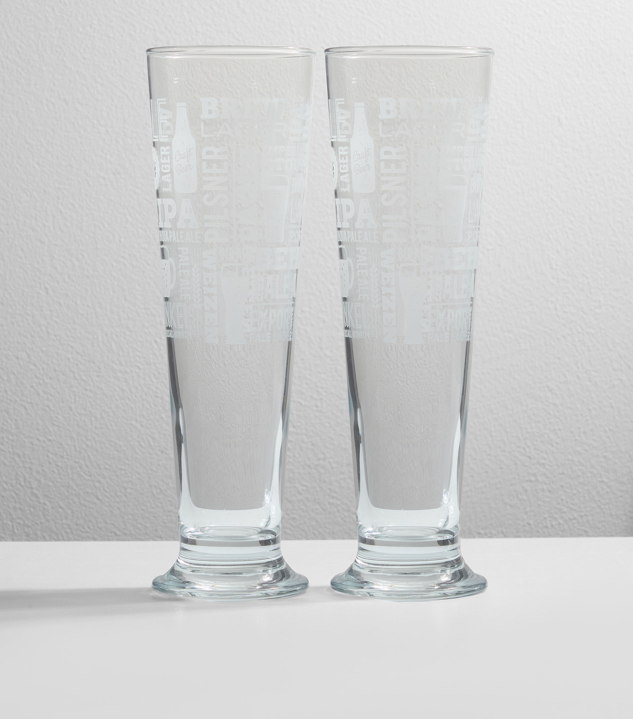 Set 2 Vasos para Cerveza Siena