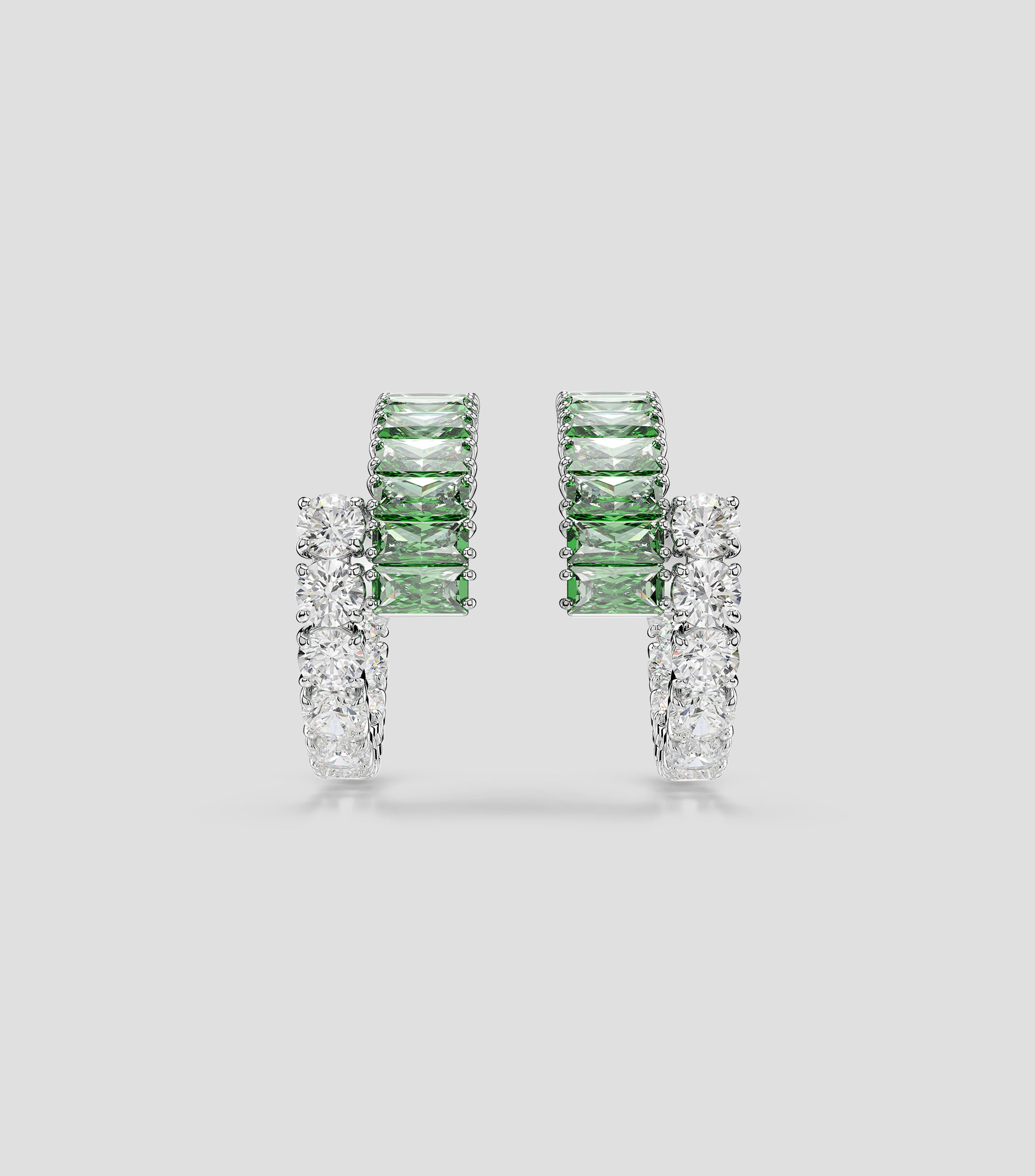 Aretes Matrix doble aro Mujer