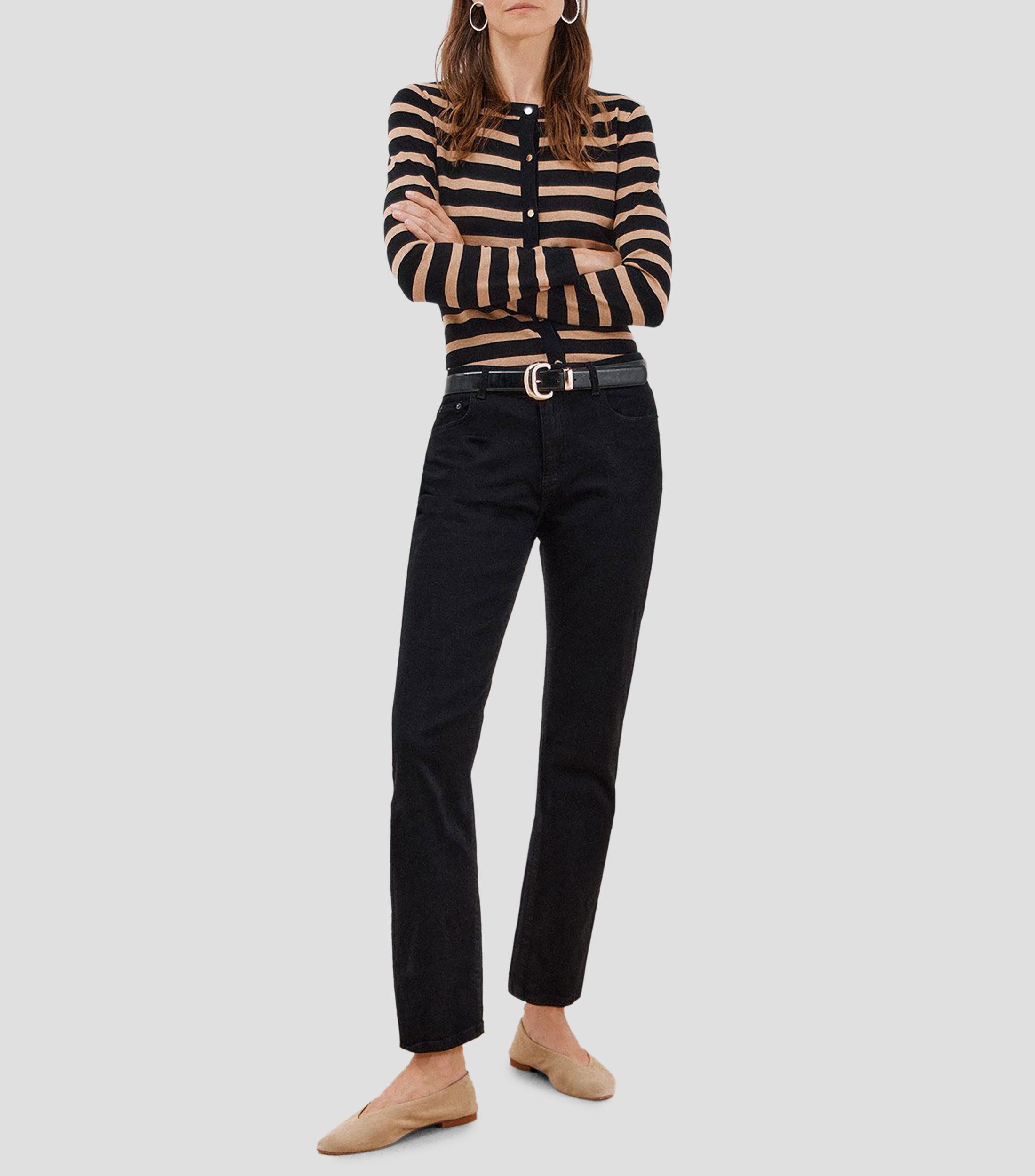 Jeans de corte recto Mujer