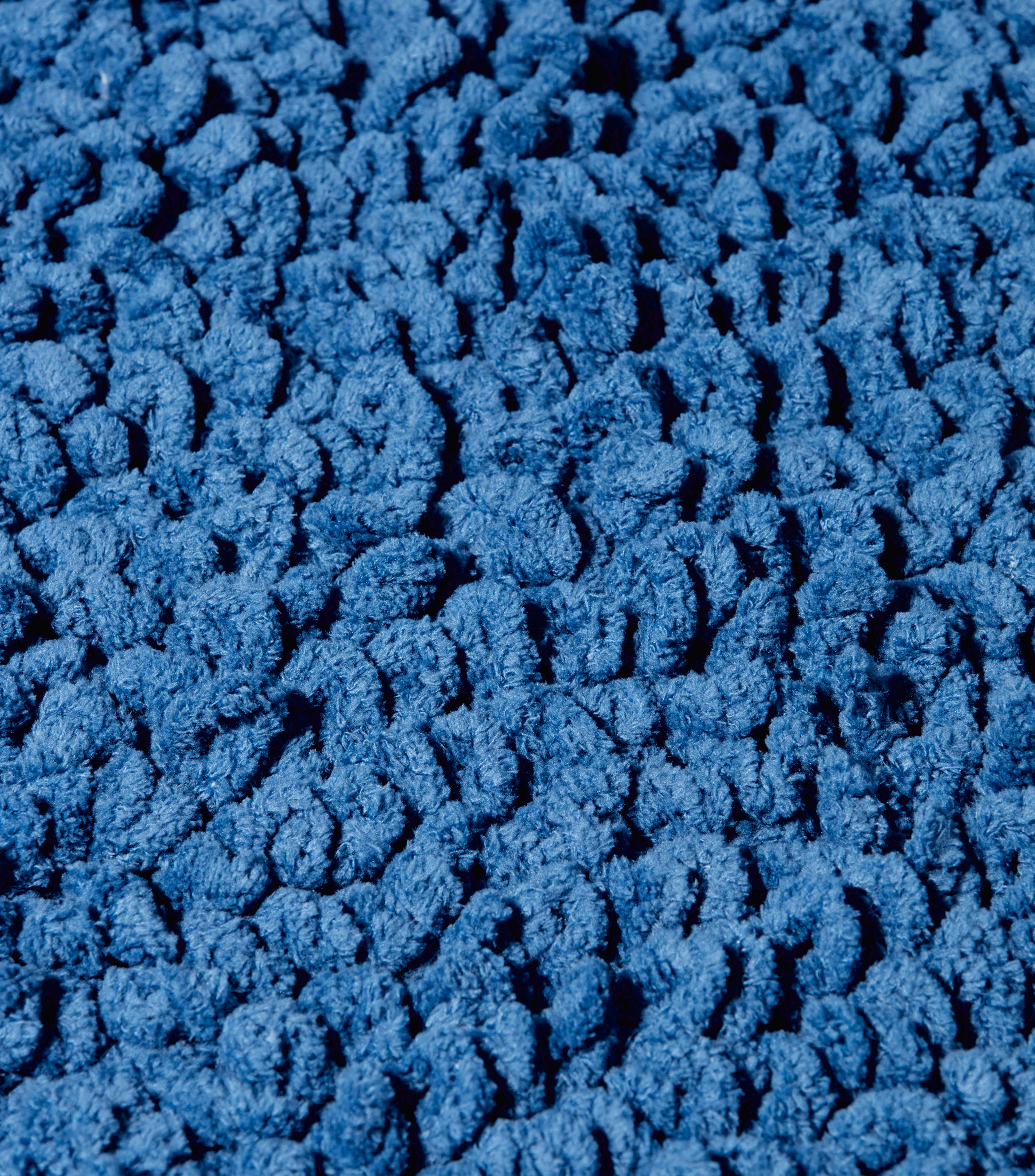 Tapete de baño Big Chunk Chenille Azul