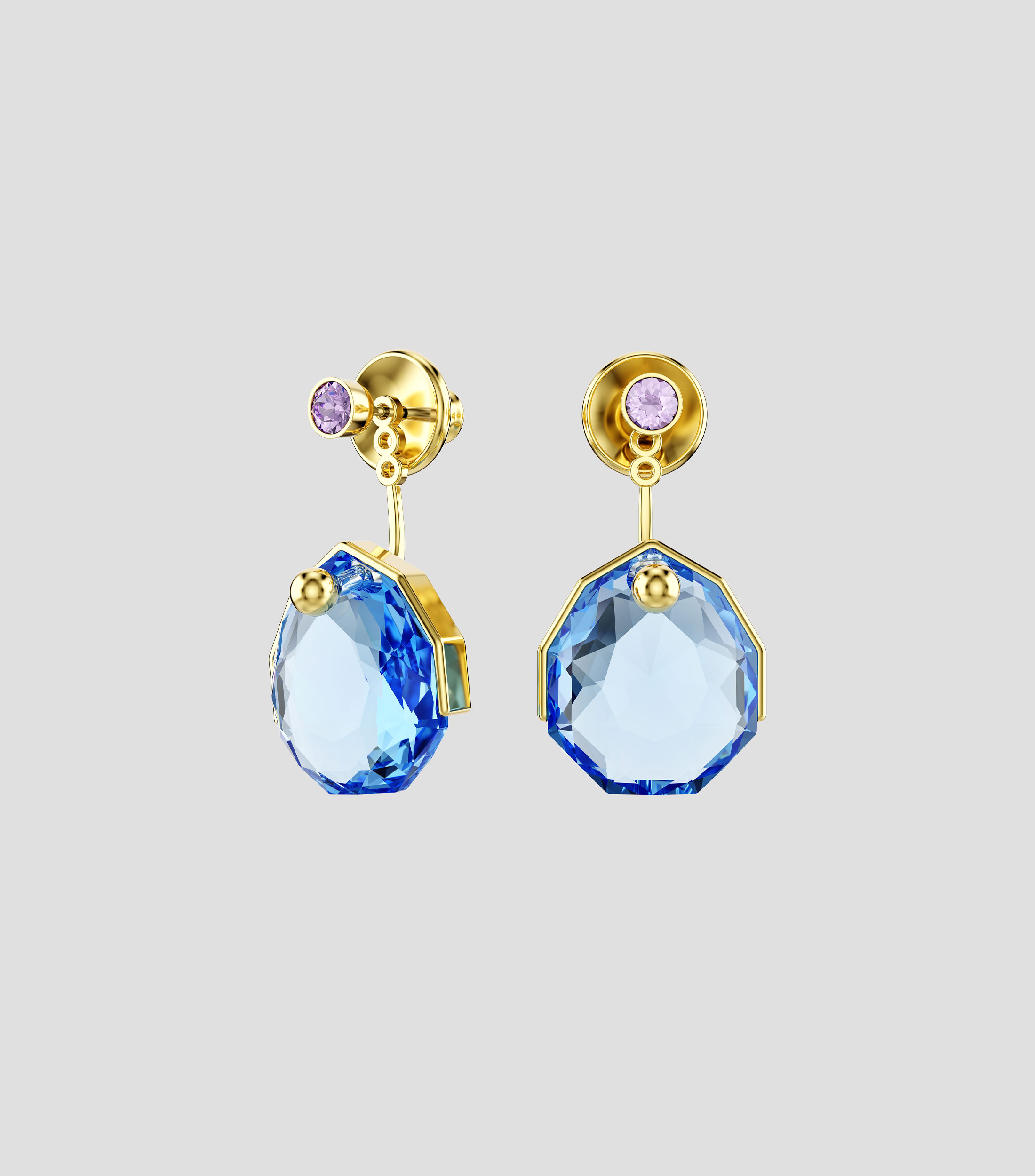 Pendientes Gema Ear Jacket con cristal Swarovski Mujer