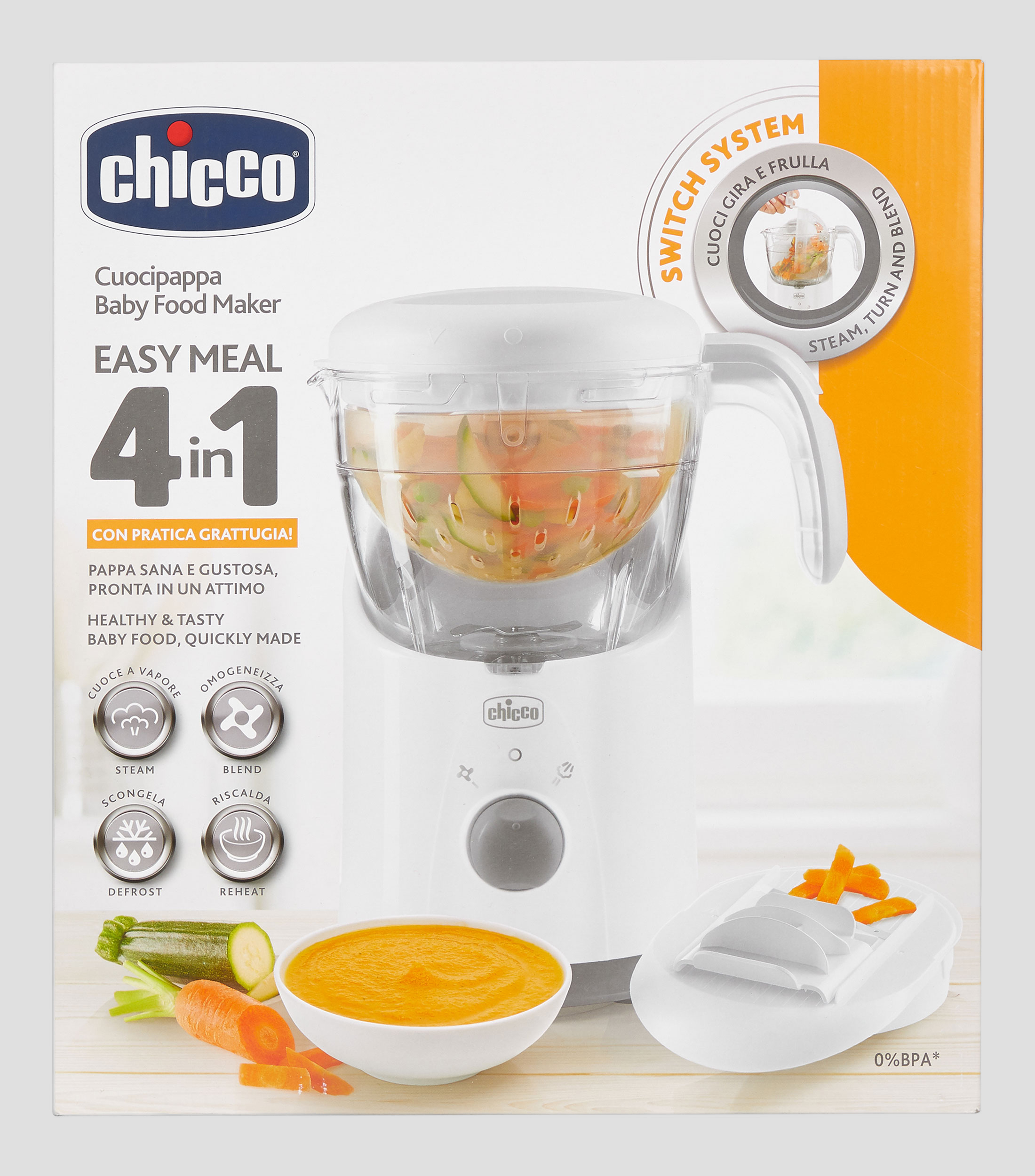 Procesador de alimentos 4 en 1 Easy Meal 150 W