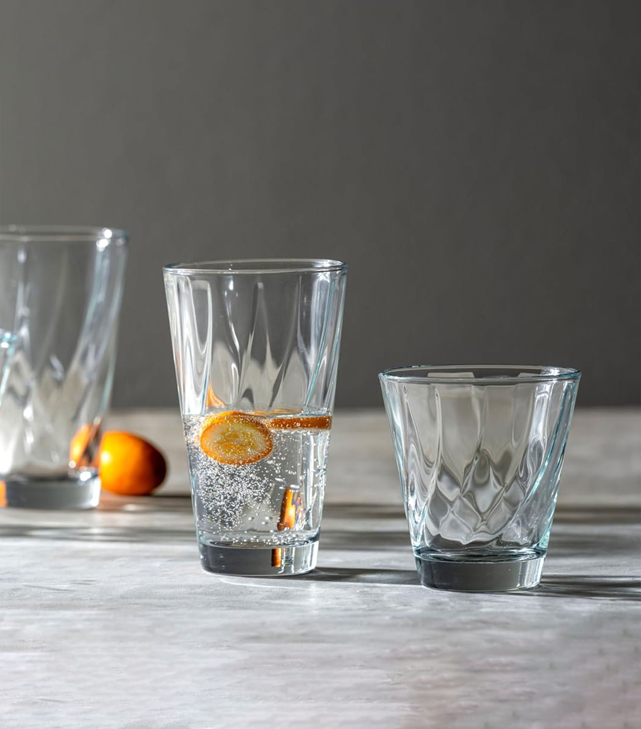 Set 12 vasos de cristal Twist