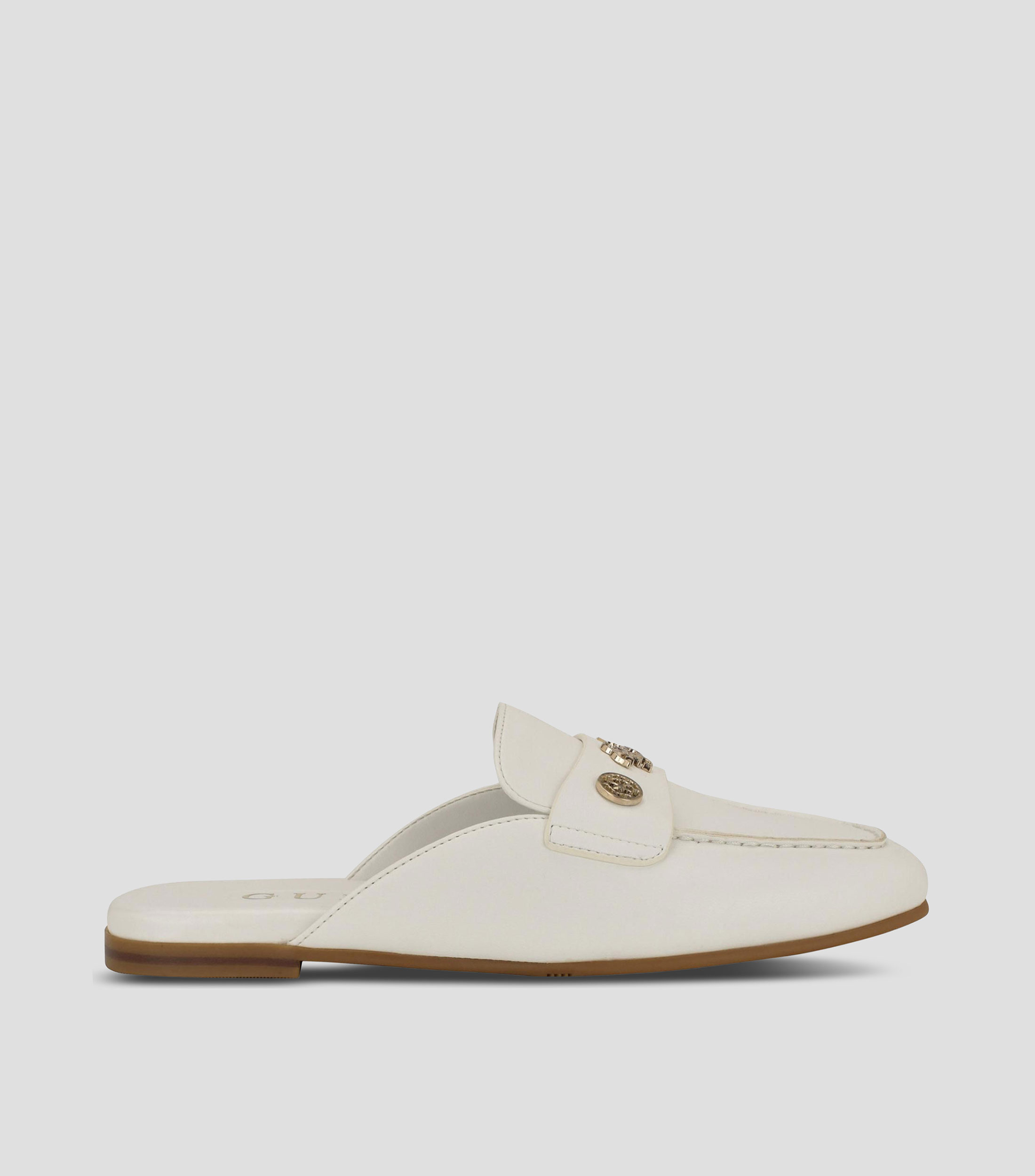 Zuecos casuales slip on con tacón bajo ancho Mujer