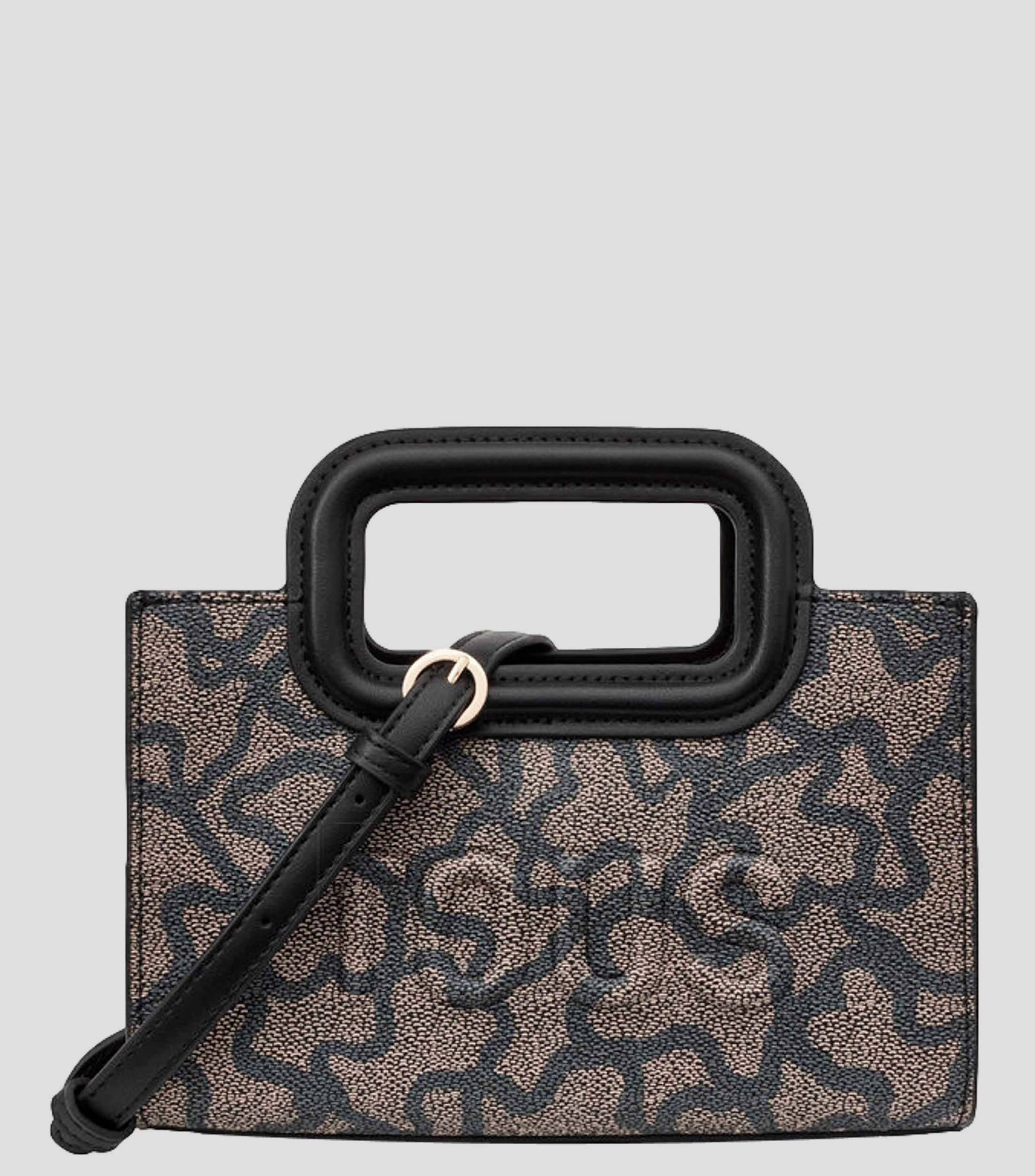 Bolso crossbody negra Kaos Icon monogram Mujer