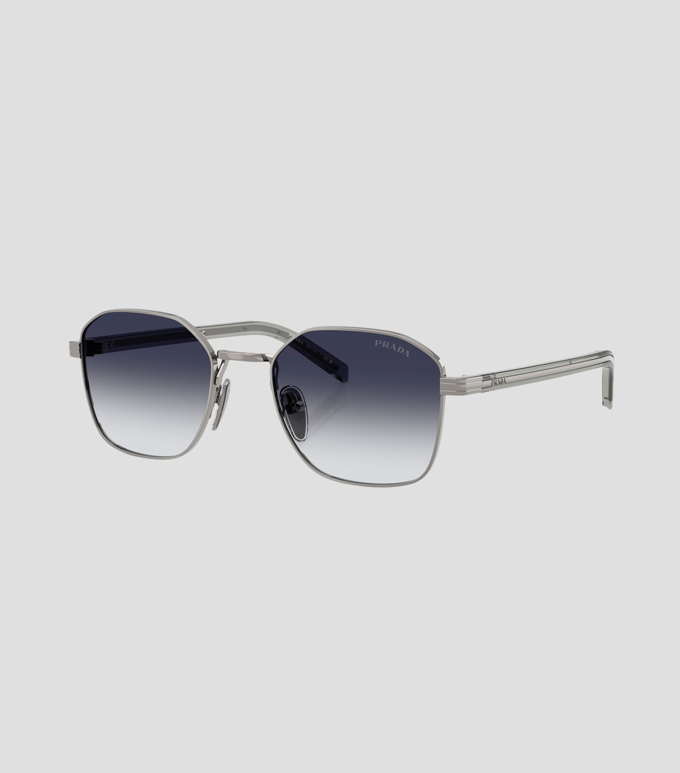 Lentes de sol cuadrados gris plomo Unisex