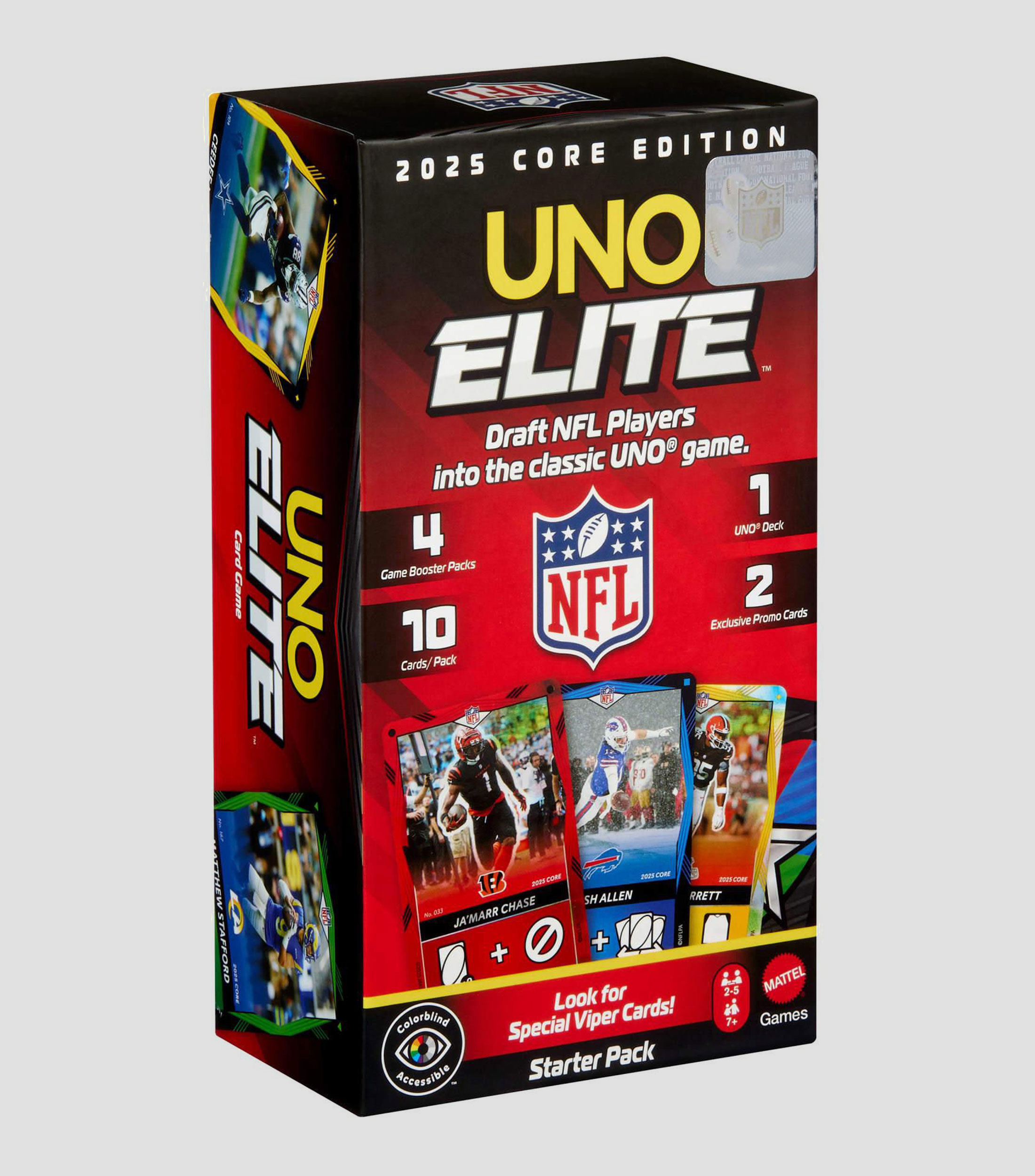 Juego de Mesa UNO Elite NFL Starter Pack