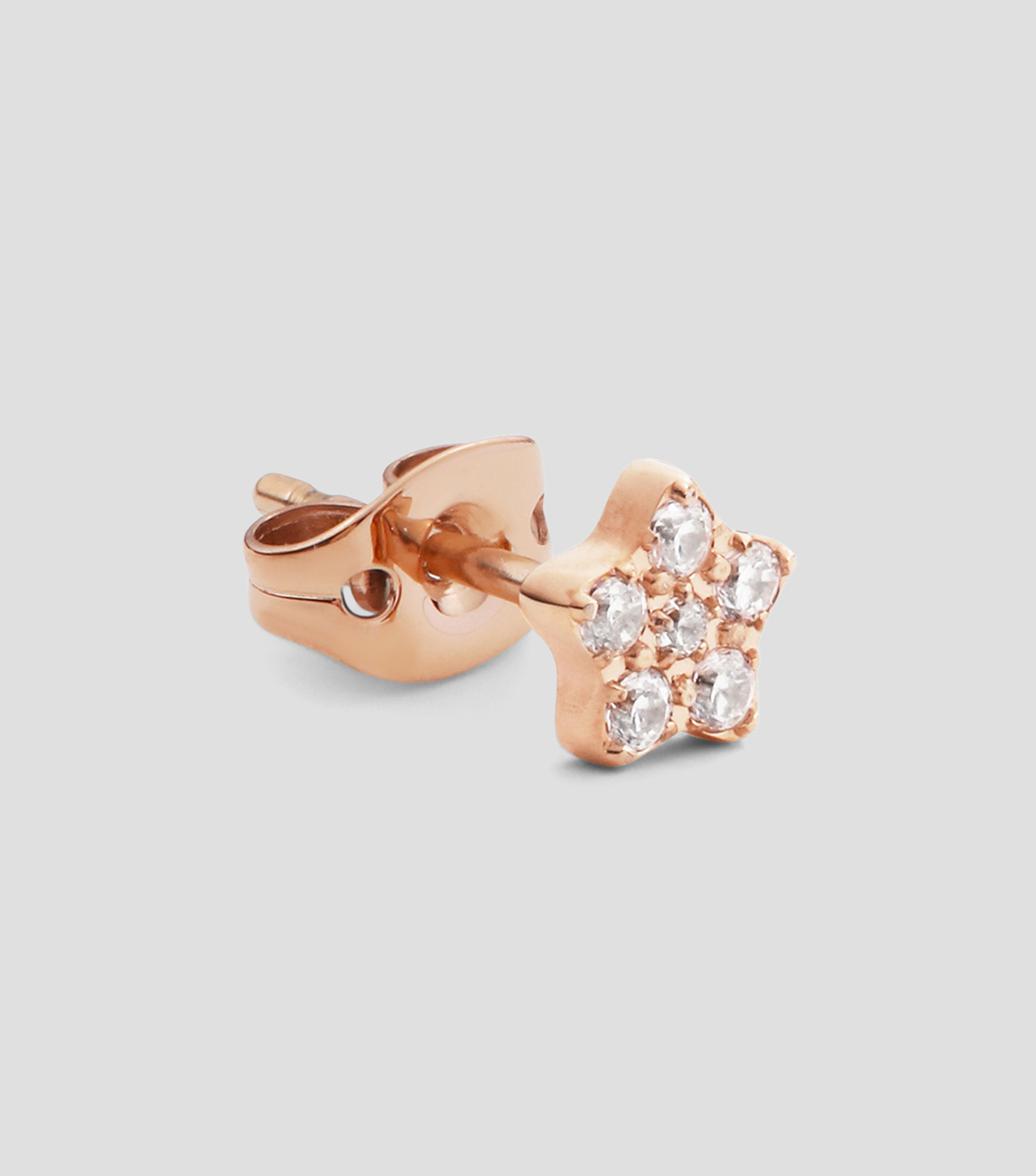Arete de estrella con cristales Mujer
