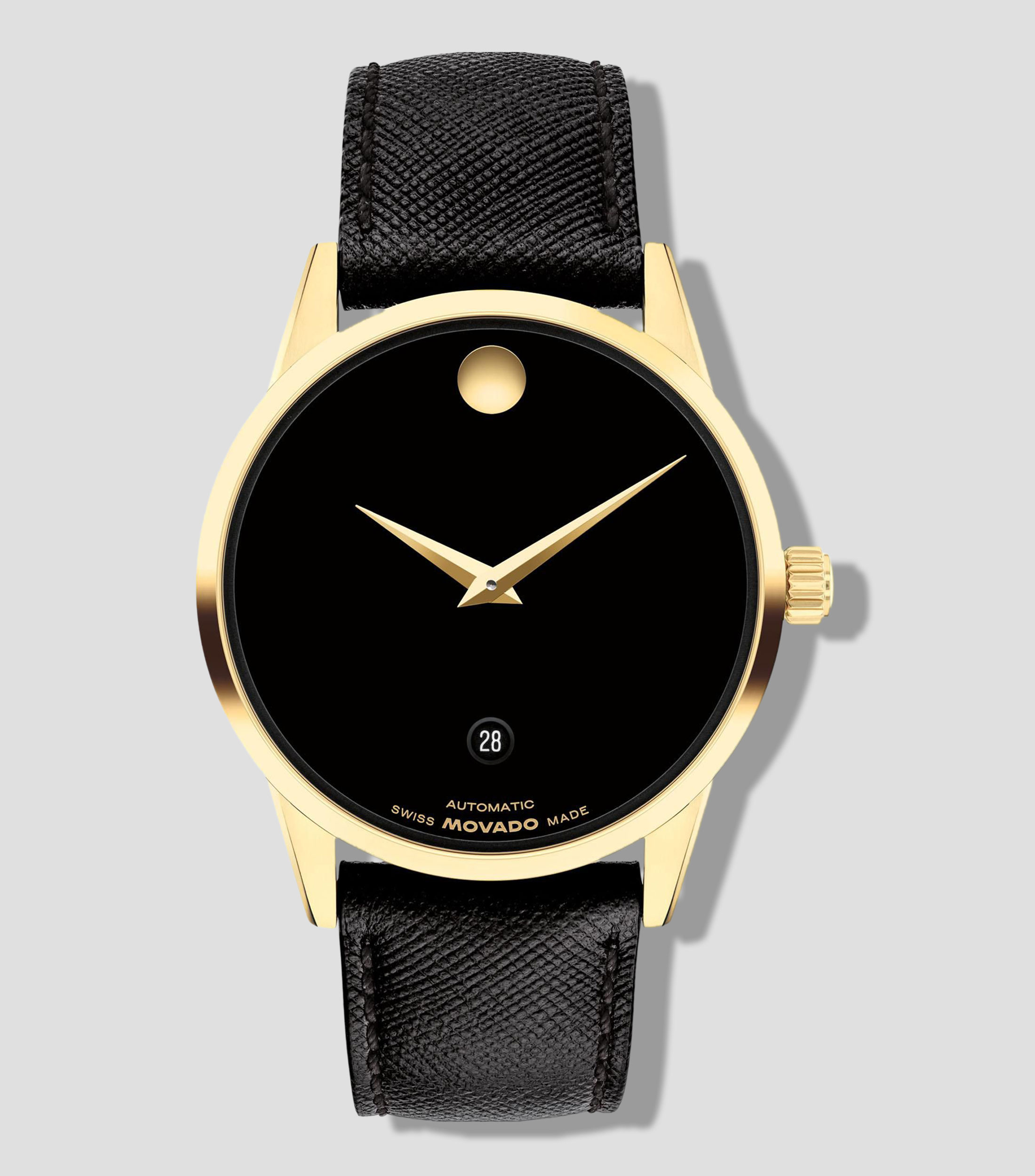 Reloj Unisex Museum Classic Automatic Casual Negro, Dorado