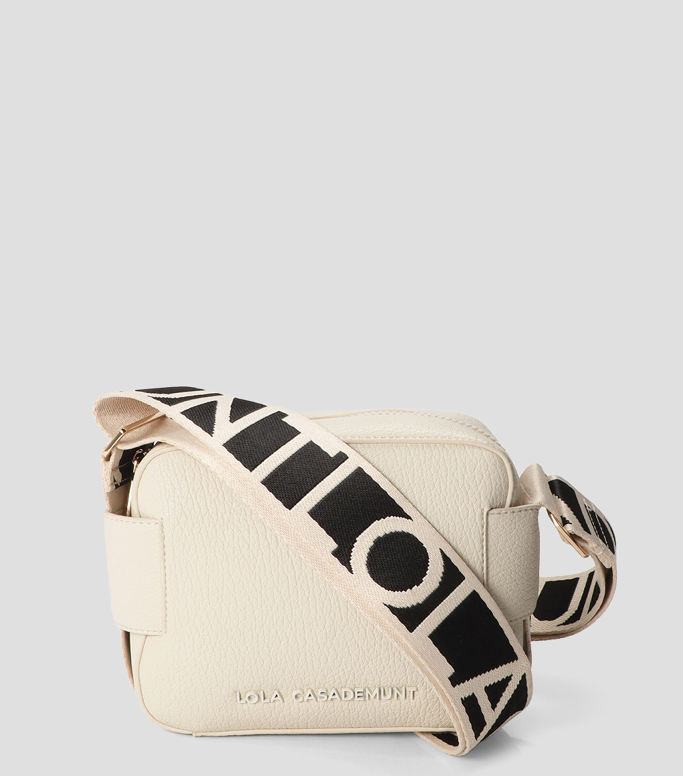 Bolsa crossbody blanca lisa Mujer
