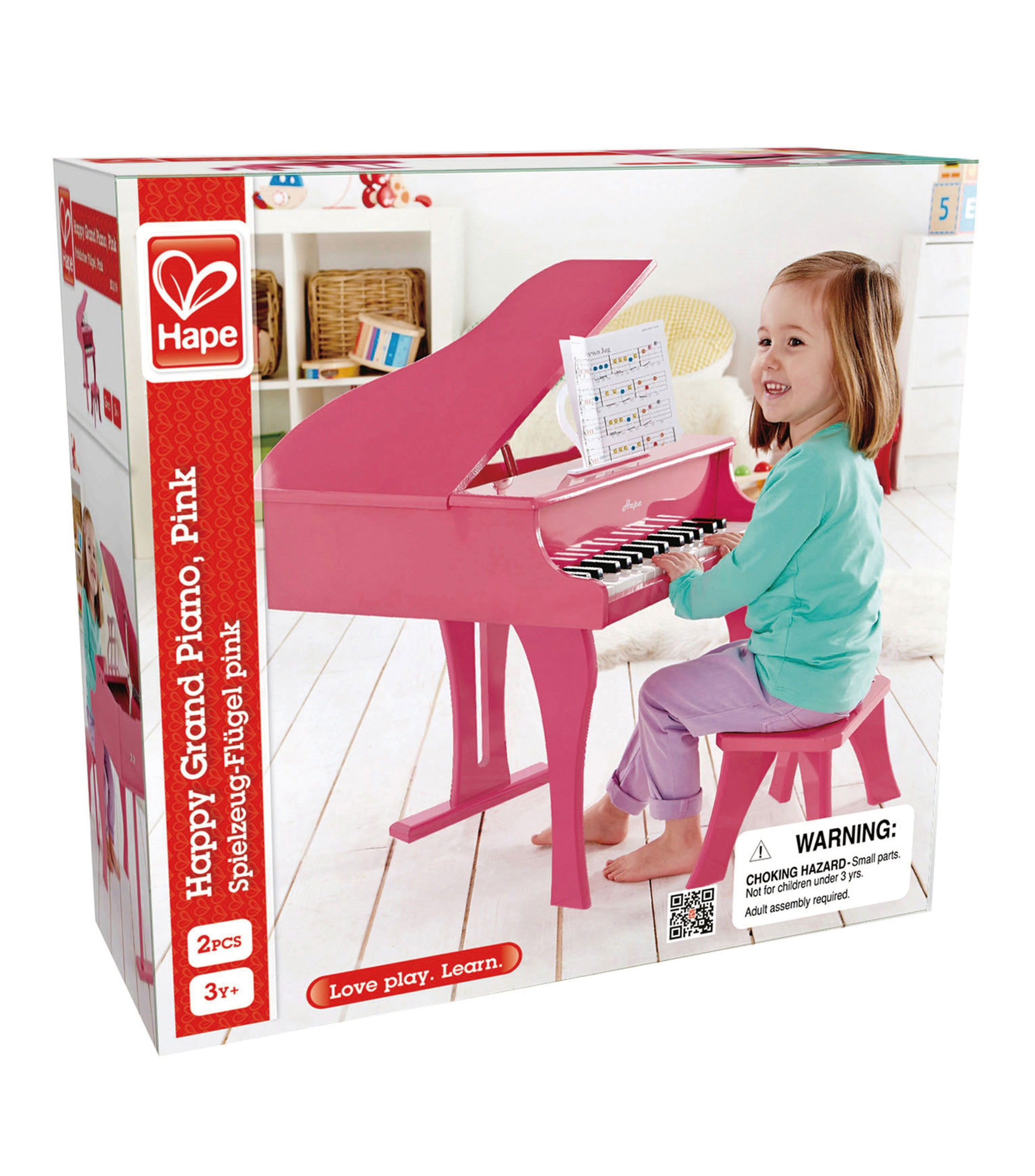 Piano de cola de lujo (Rosa)