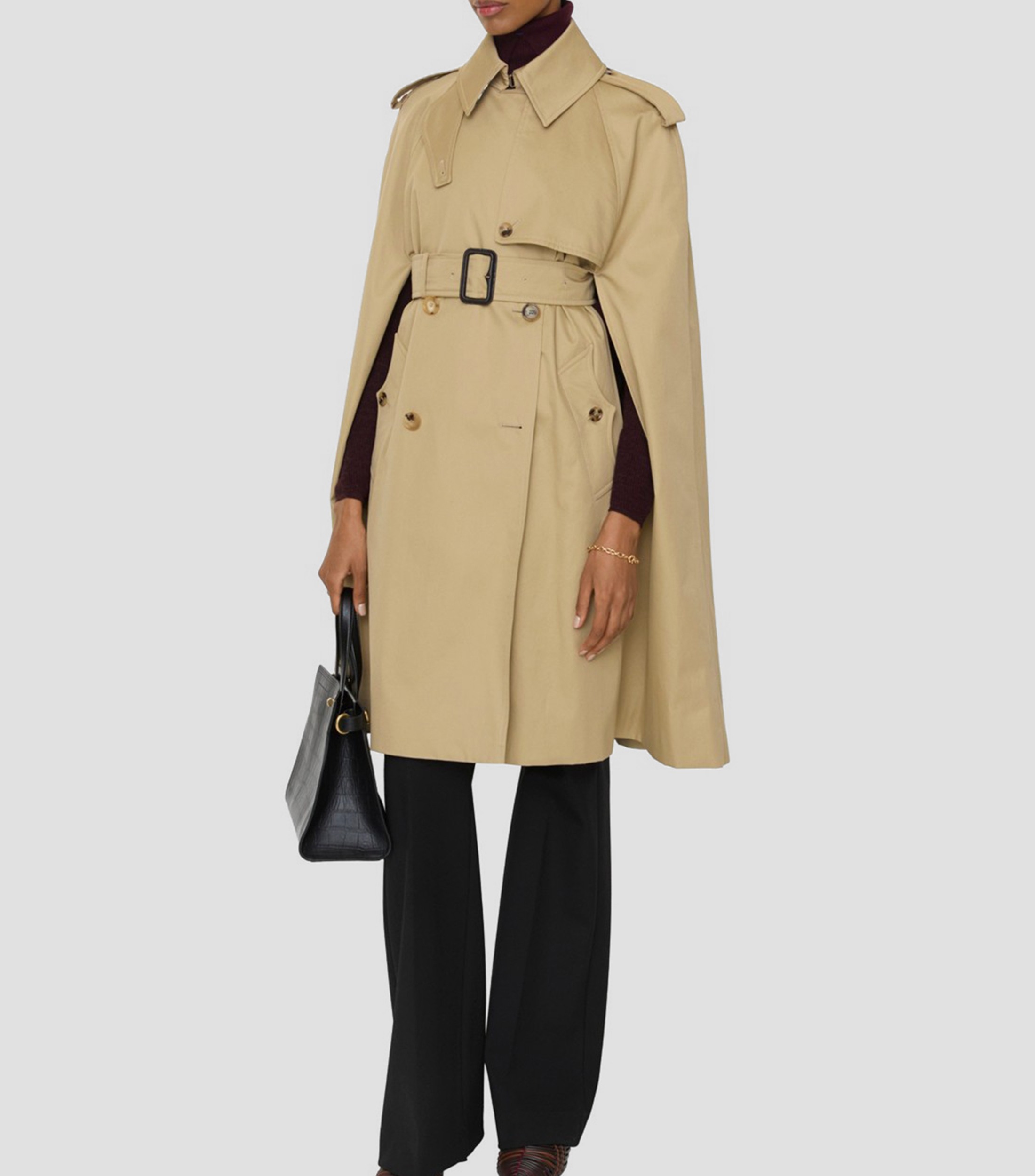 Capa Belmont liso Mujer