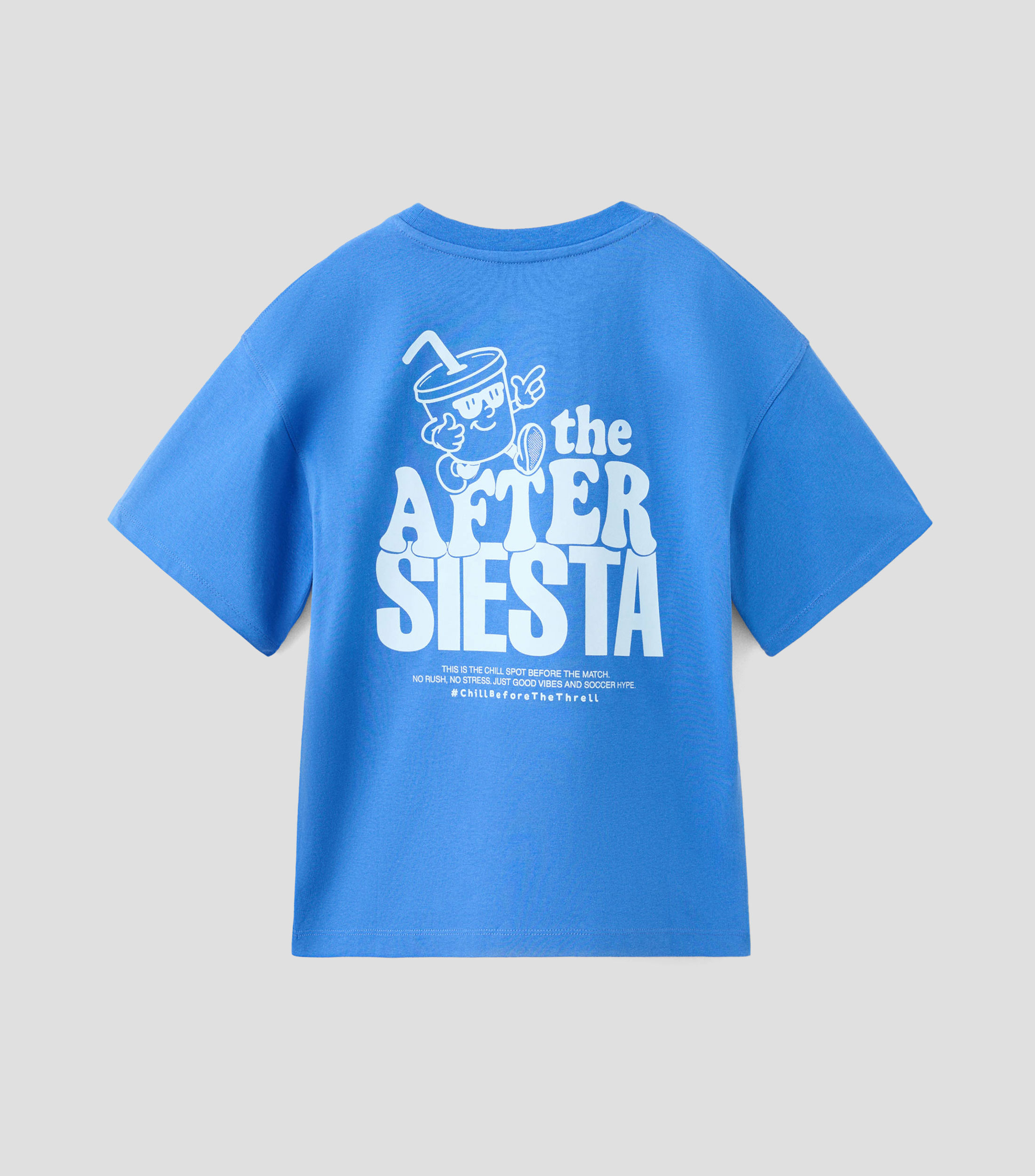 Playera cuello redondo manga corta estampada Niño