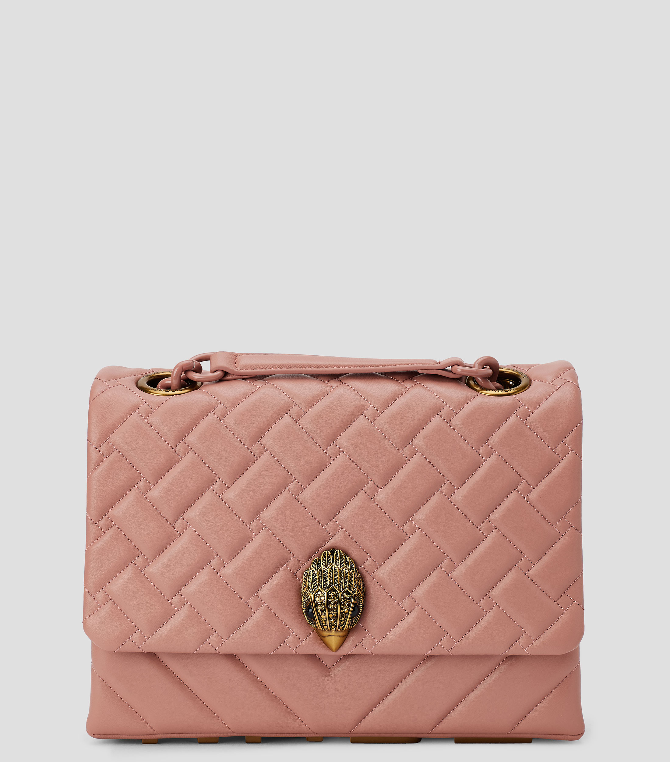 Bolsa Crossbody en piel de ovino Kensin lisa Mujer