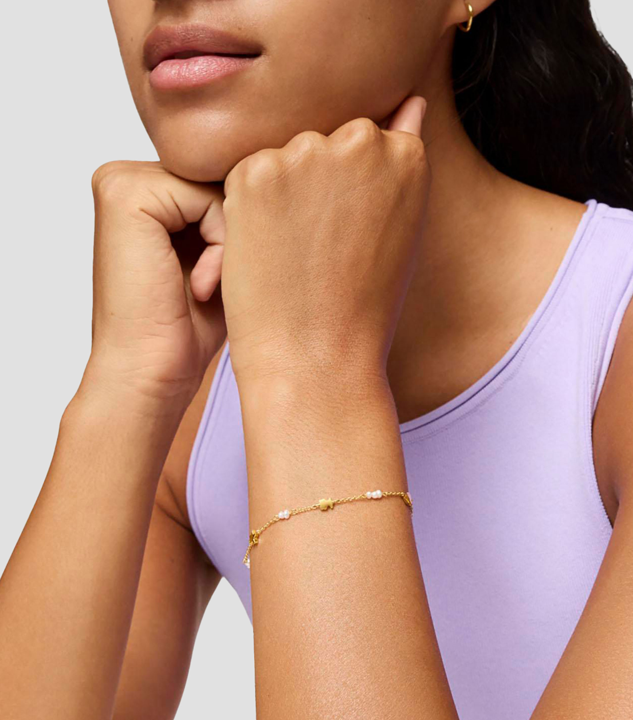 Pulsera en oro amarillo 18 Kilates Sweet Dolls Mujer