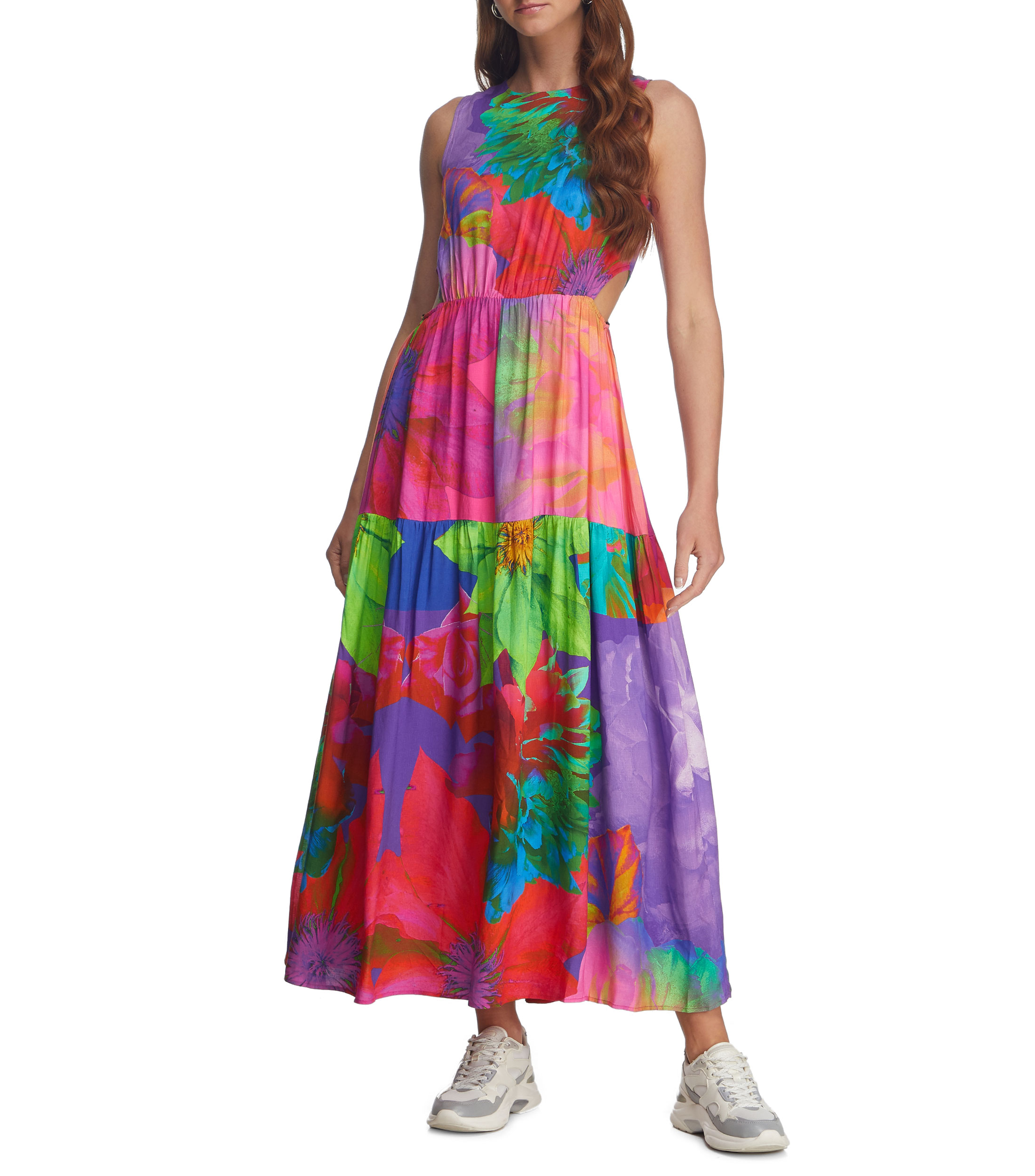 Hombre rico Debilitar Meyella Desigual Vestido Largo Estampado Mujer - El Palacio de Hierro