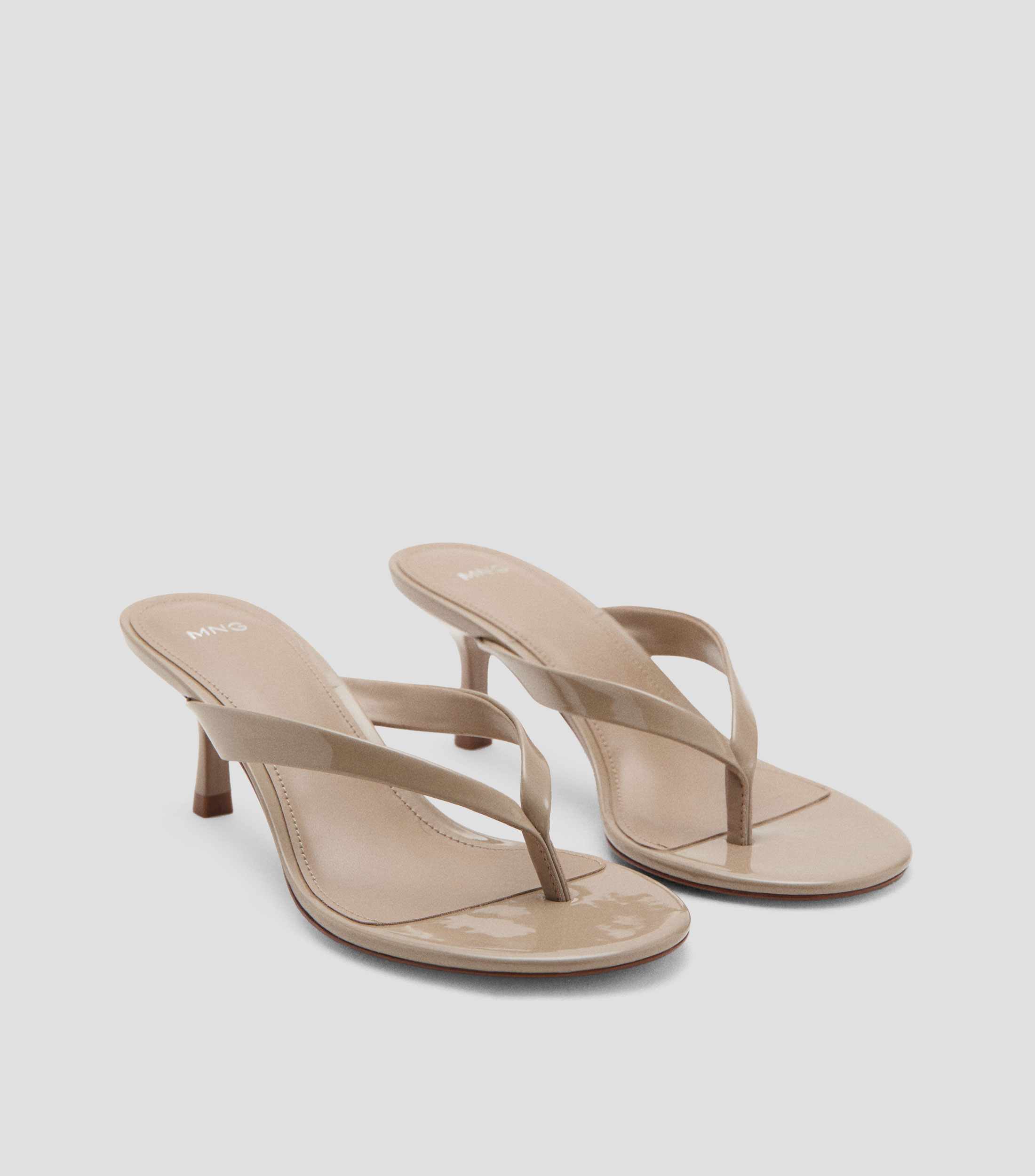 Sandalias con tacón de aguja Mujer