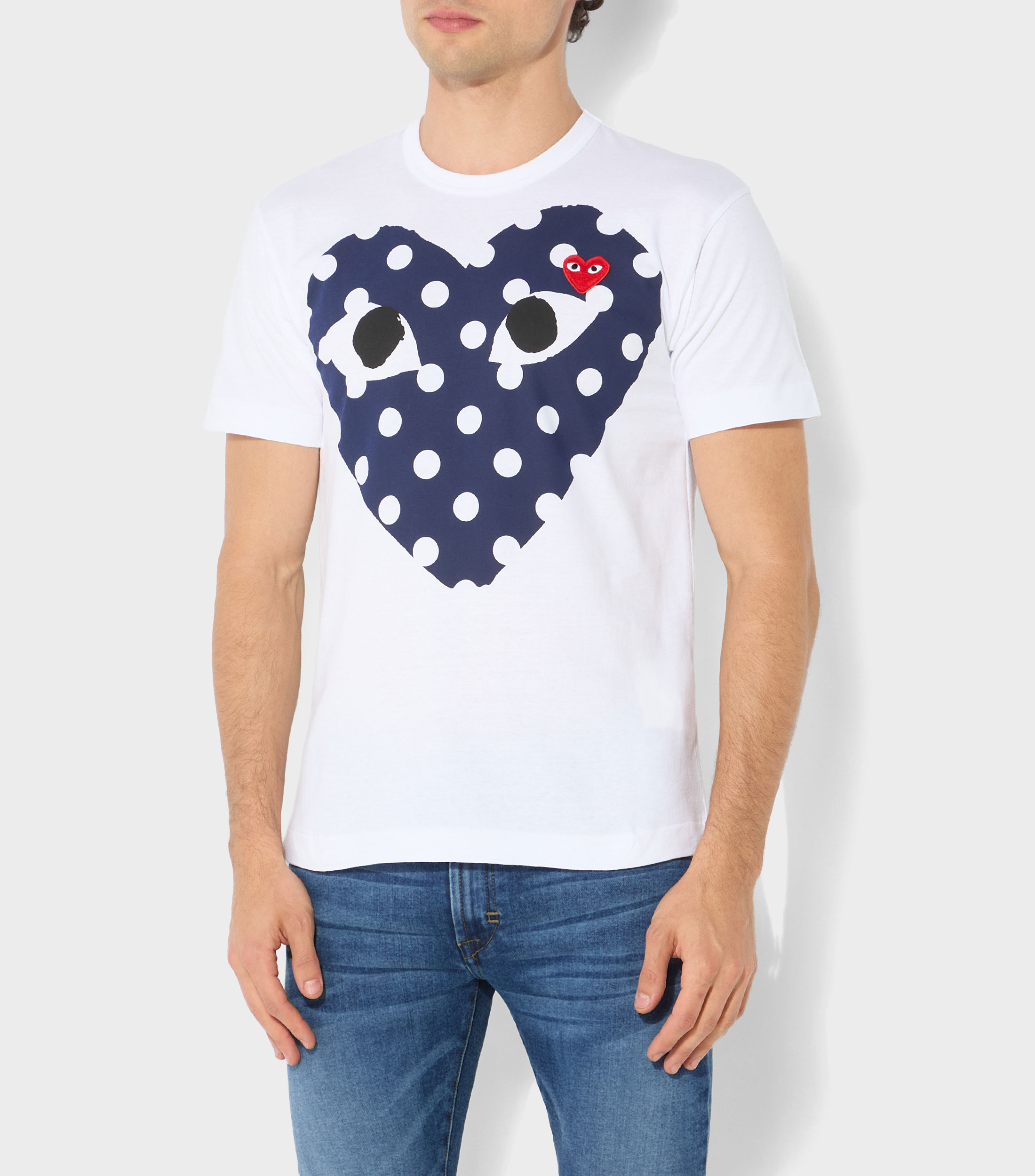 Playera cuello redondo manga corta estampada Hombre
