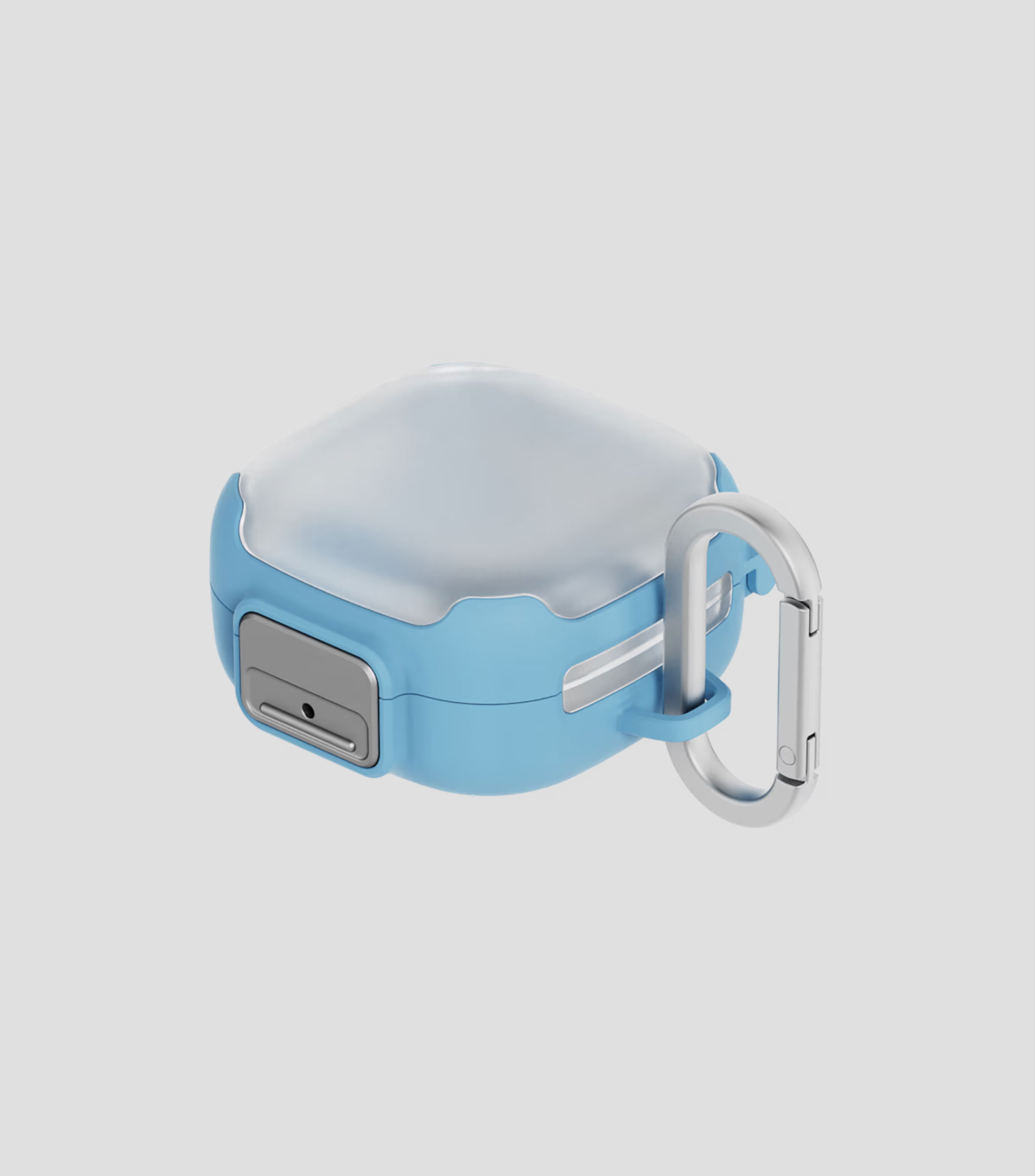 Case para Buds4 y Buds4 Pro Clip Azul liso