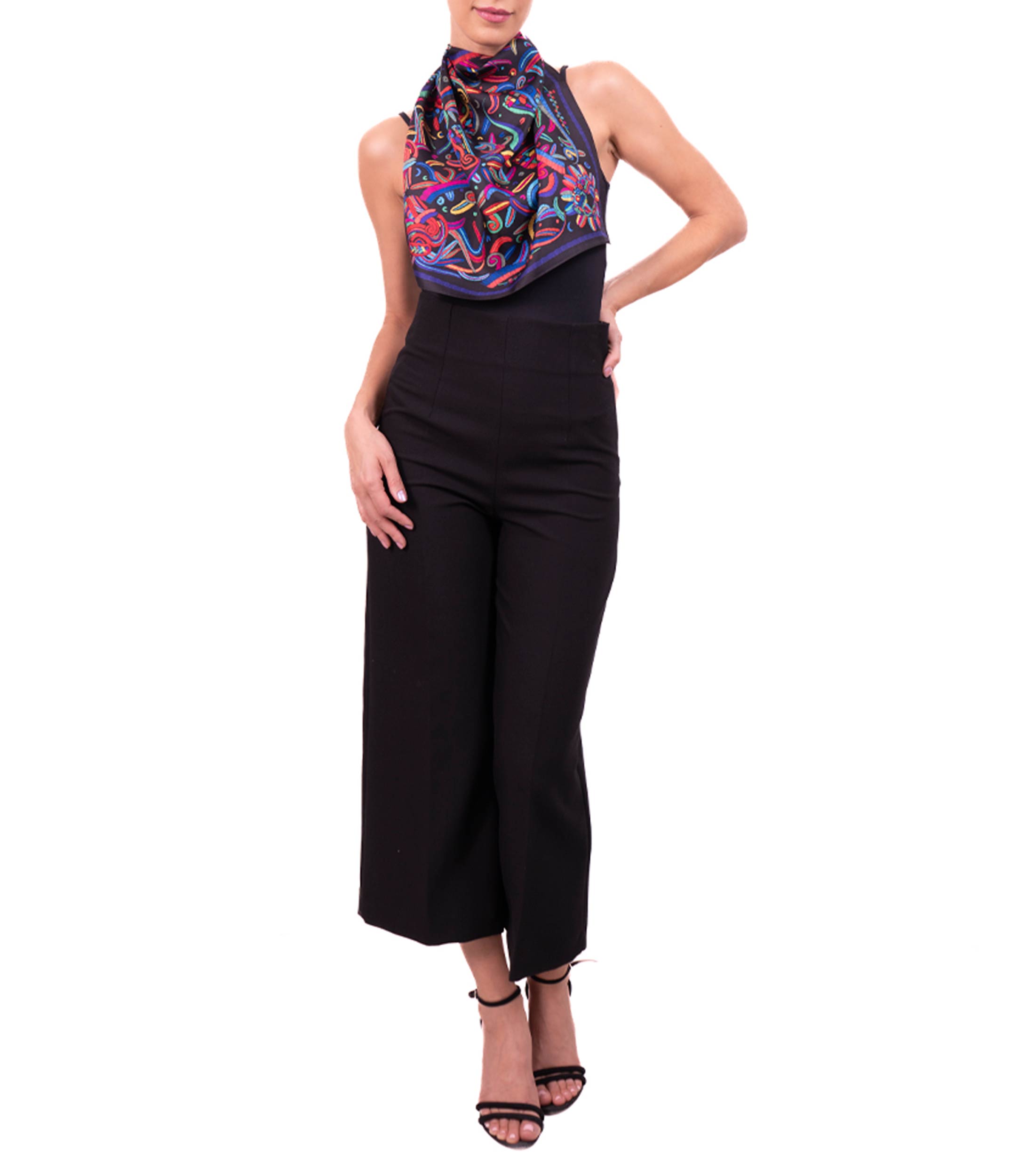 Mascada multicolor Quetzalcóatl Mujer