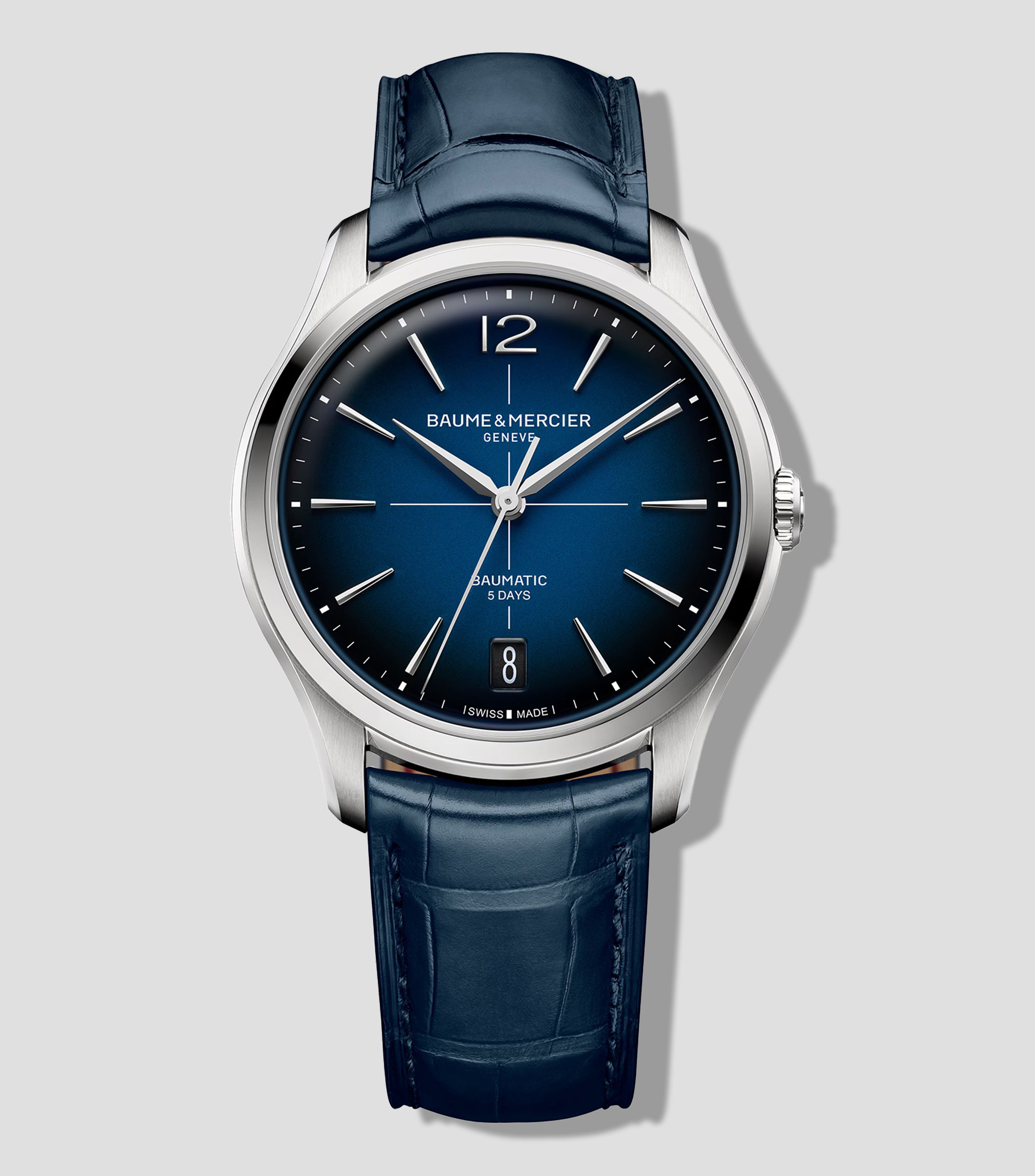 Reloj para hombre Clifton casual, plateado