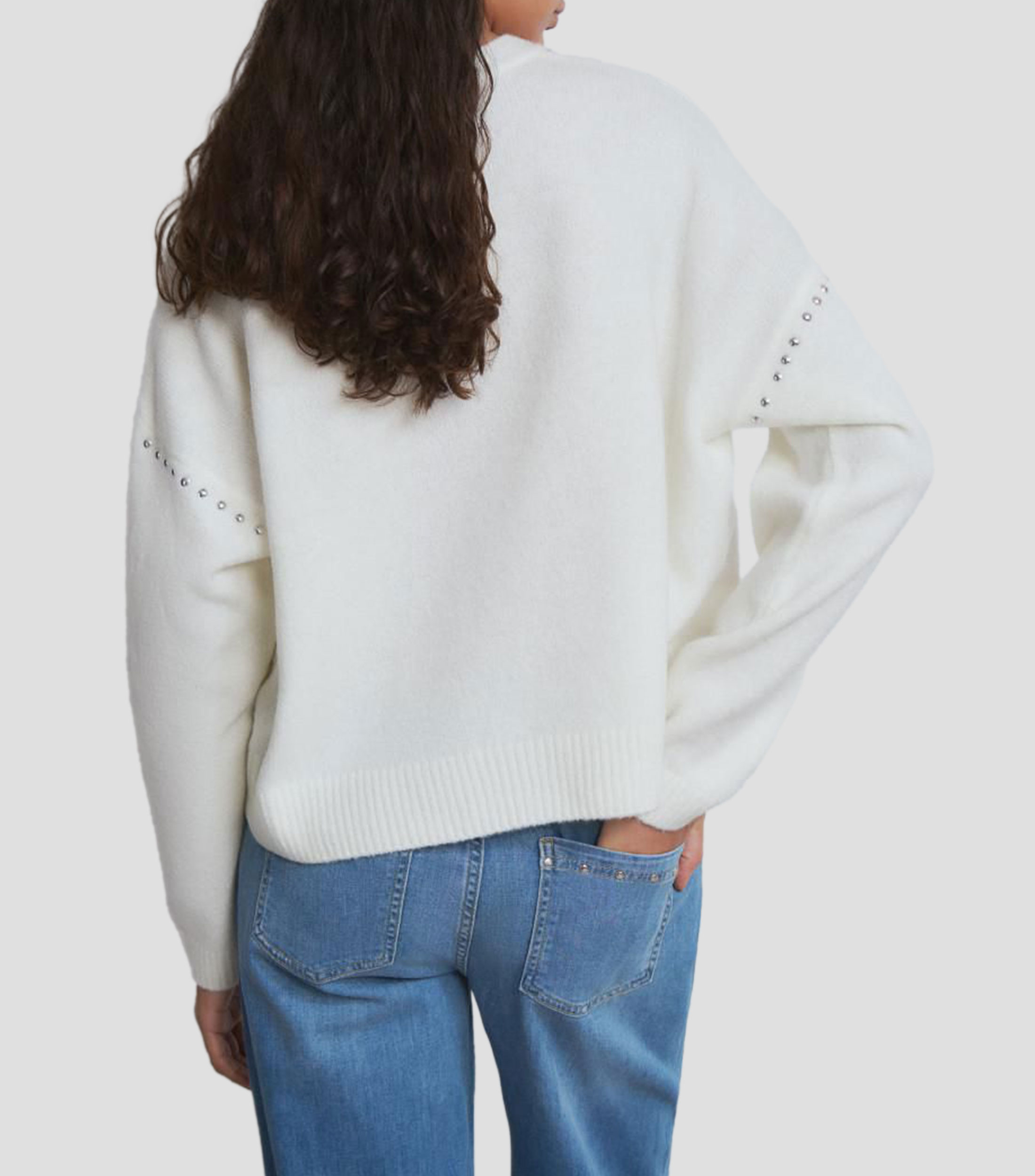 Suéter cuello redondo Mujer