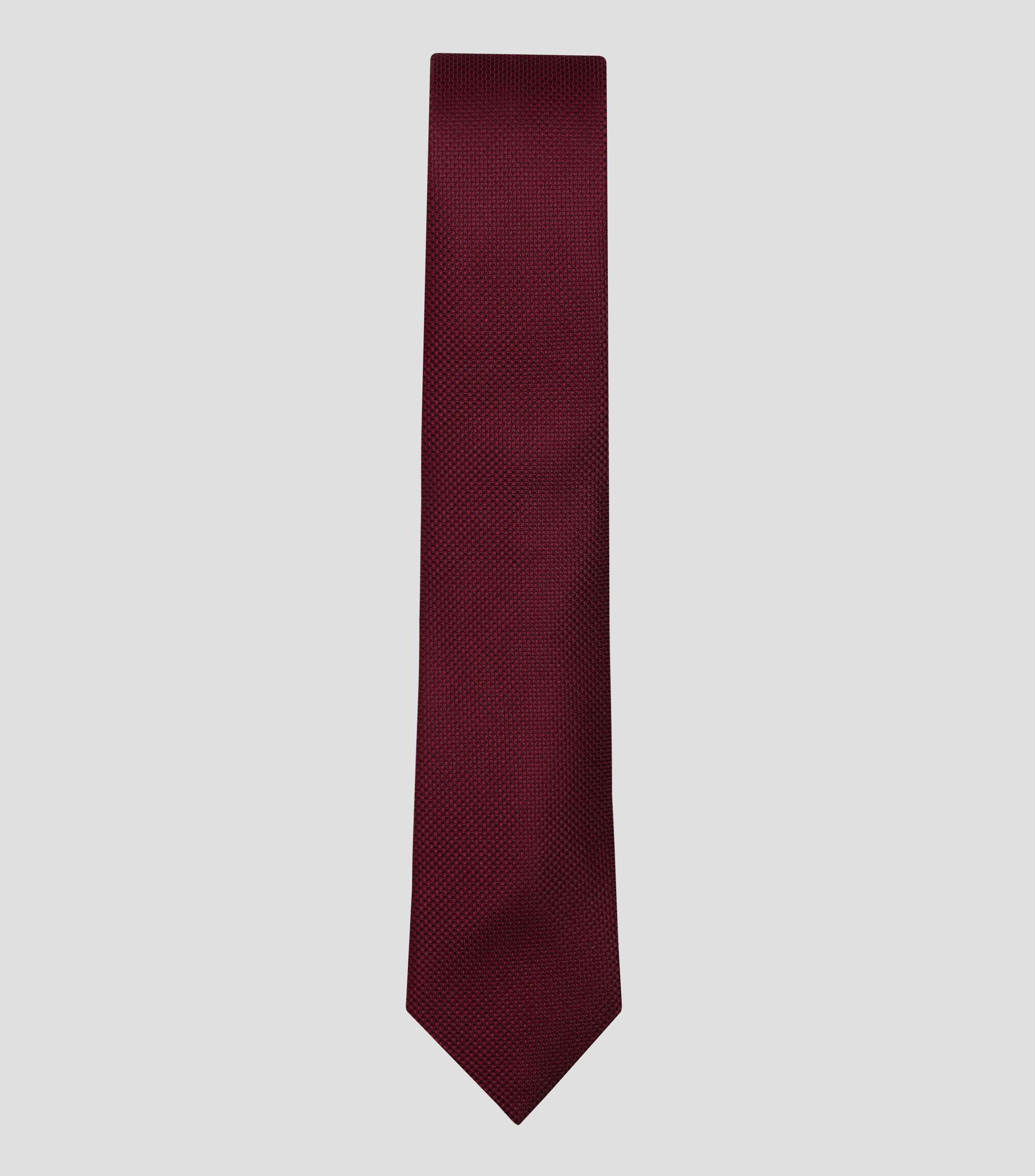 Corbata ancha en seda con microdiseño
