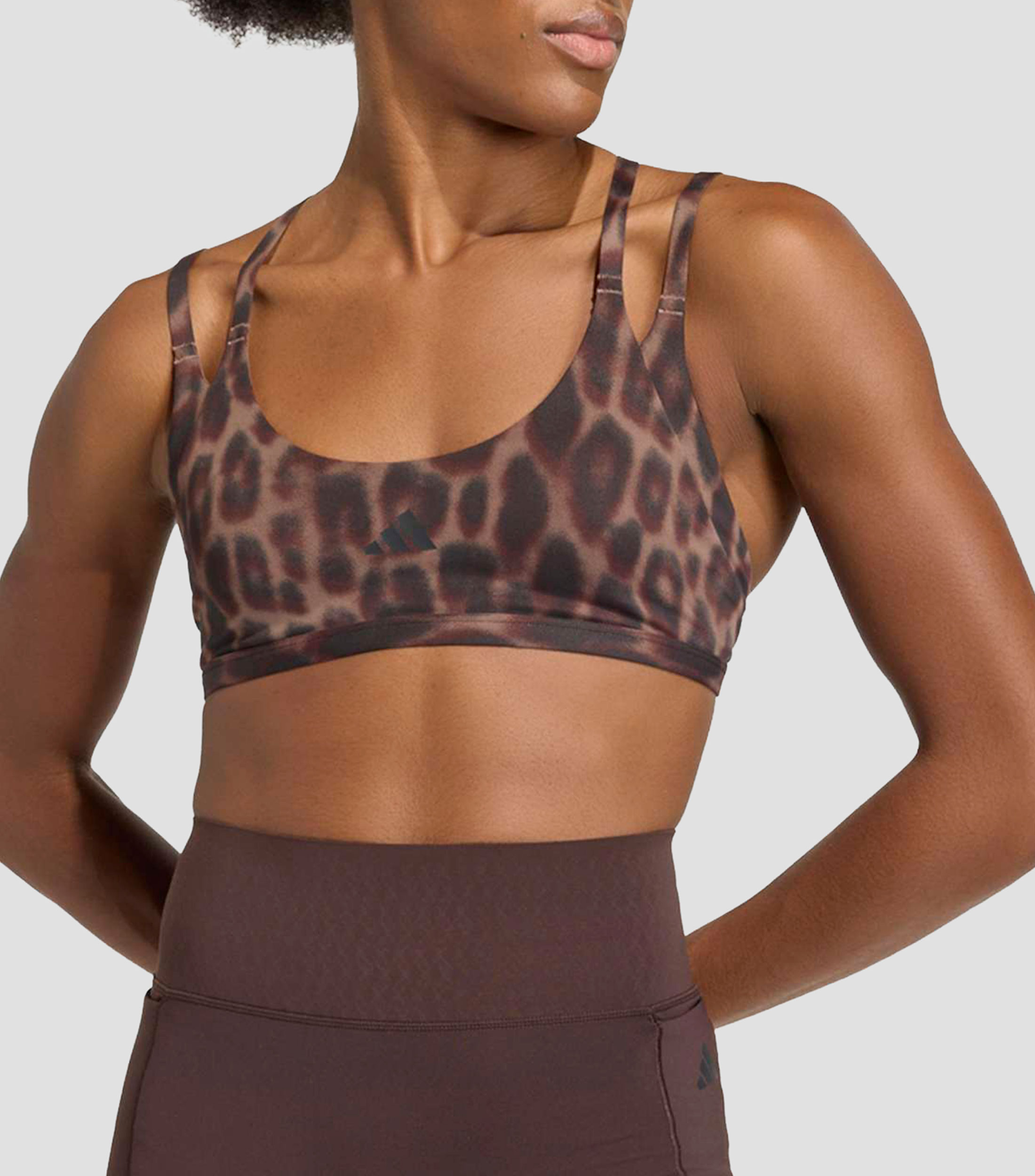 Top de entrenamiento estampado Mujer
