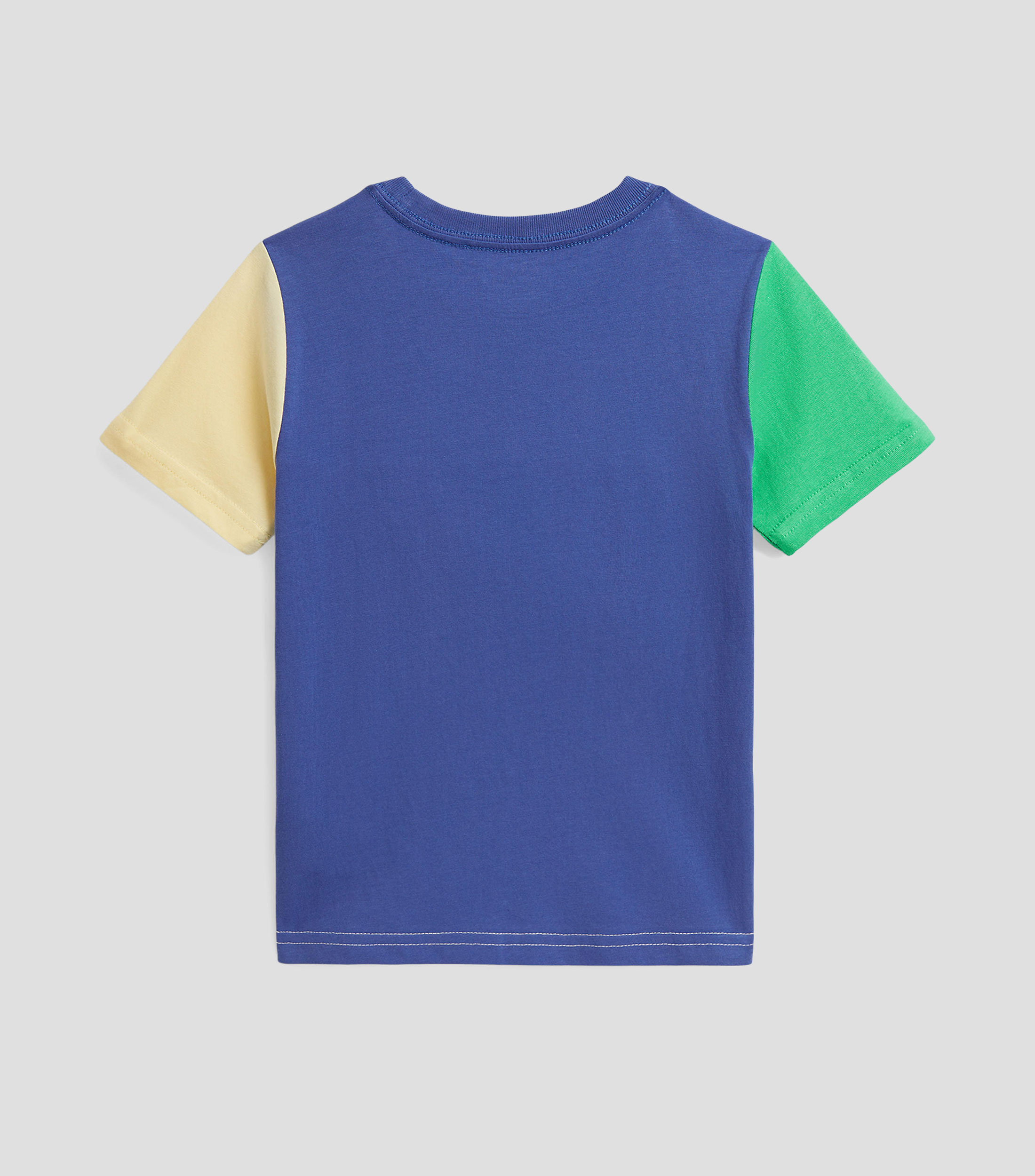 Playera cuello redondo manga corta sólida Niño