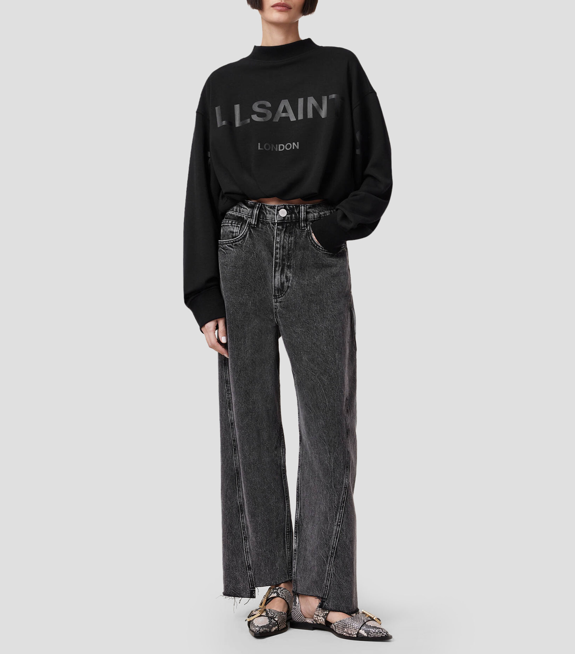 Sudadera Crop Top Mujer