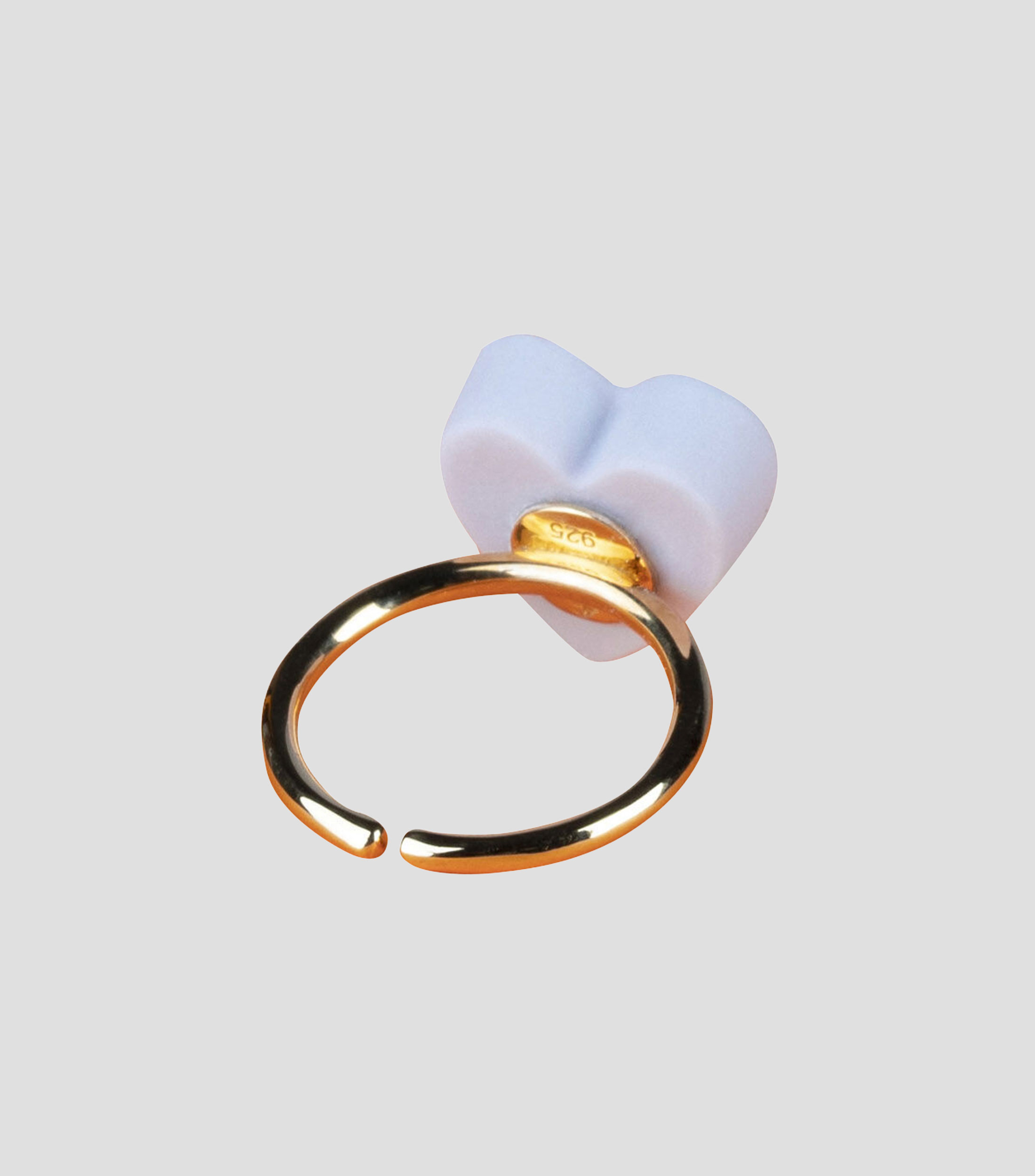 Anillo en plata Hearts Mujer
