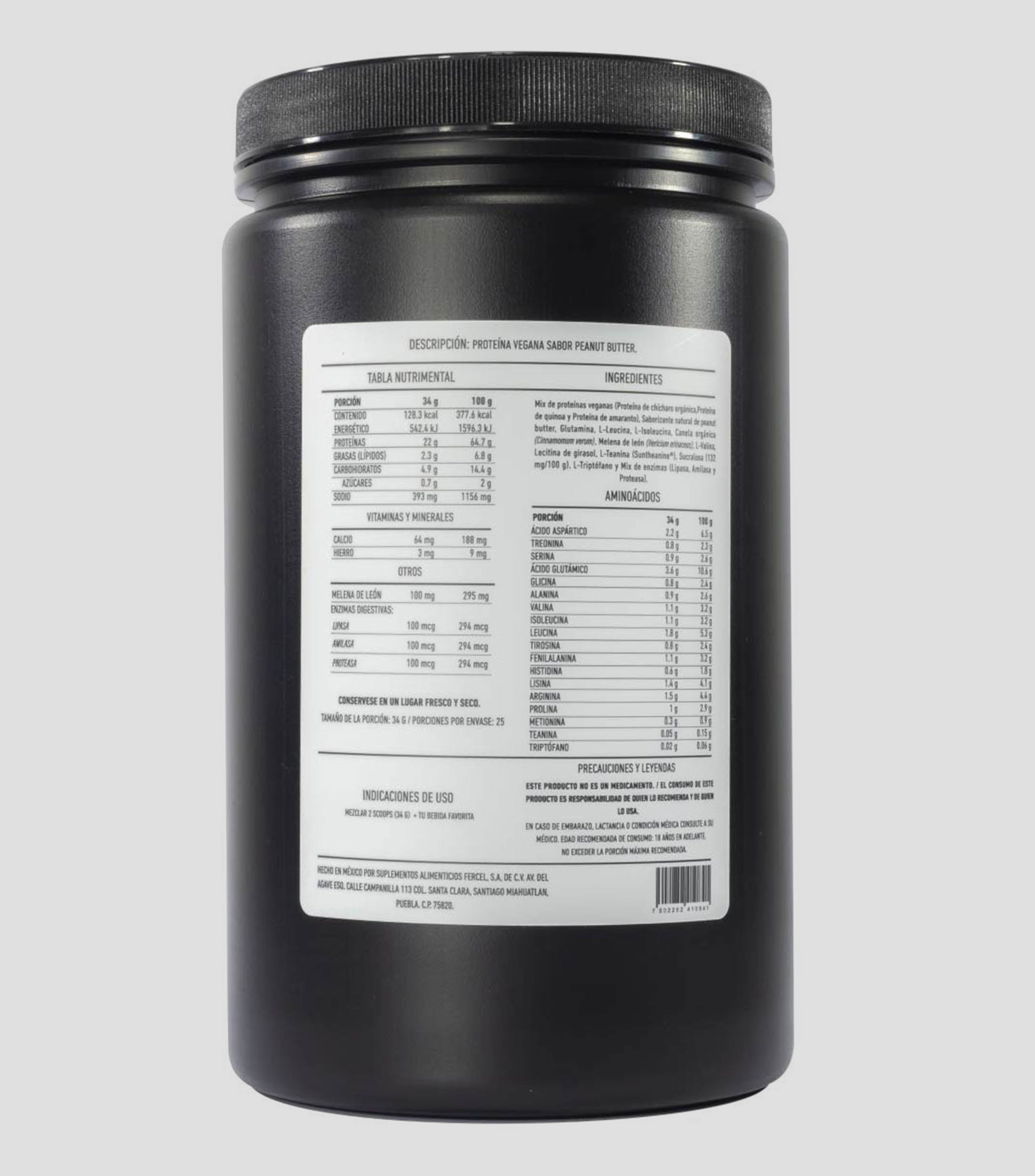 PROTEINA VEGANA COLAG PEANUT 850G