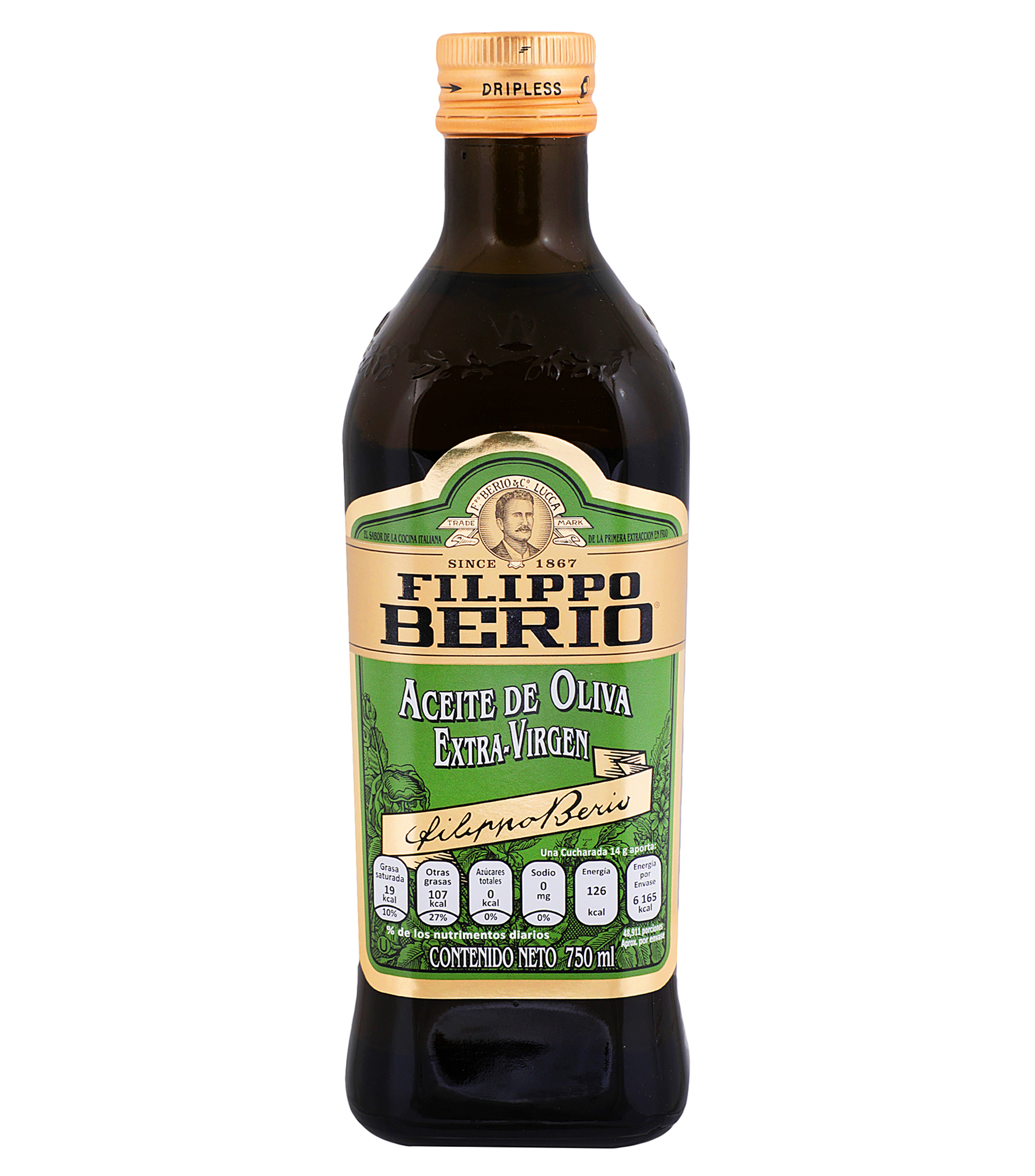 Aceite de Oliva Extra Virgen, 750 ml